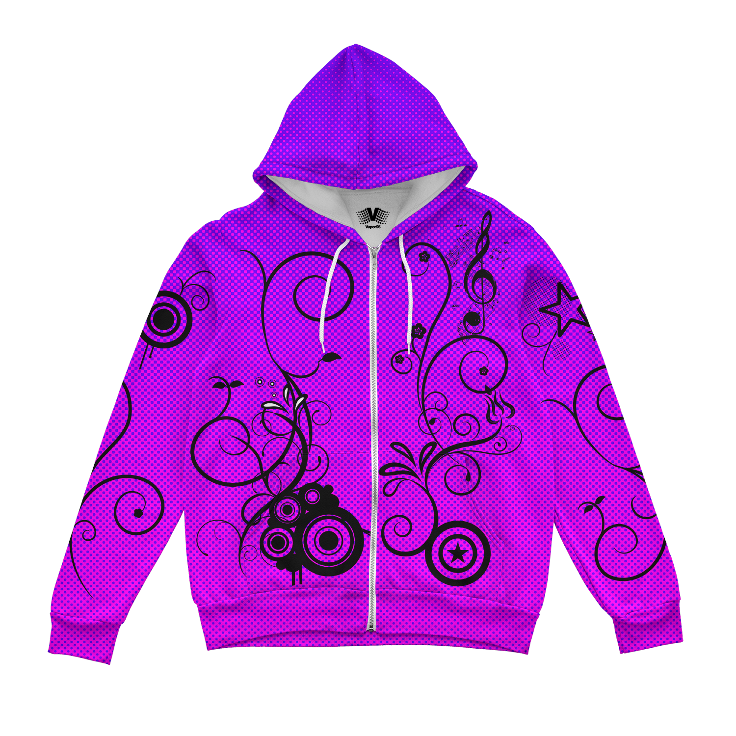 Frutiger Vector Zip Up Hoodie