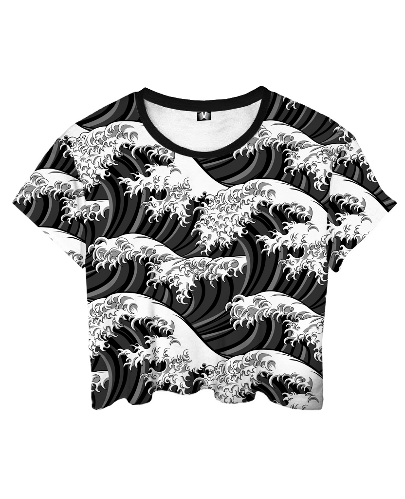 Great Wave Crop Top