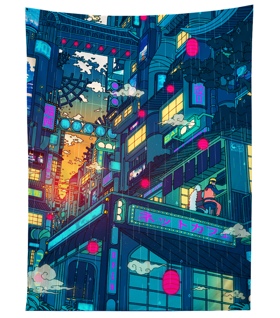 Hidden Village Tapestry