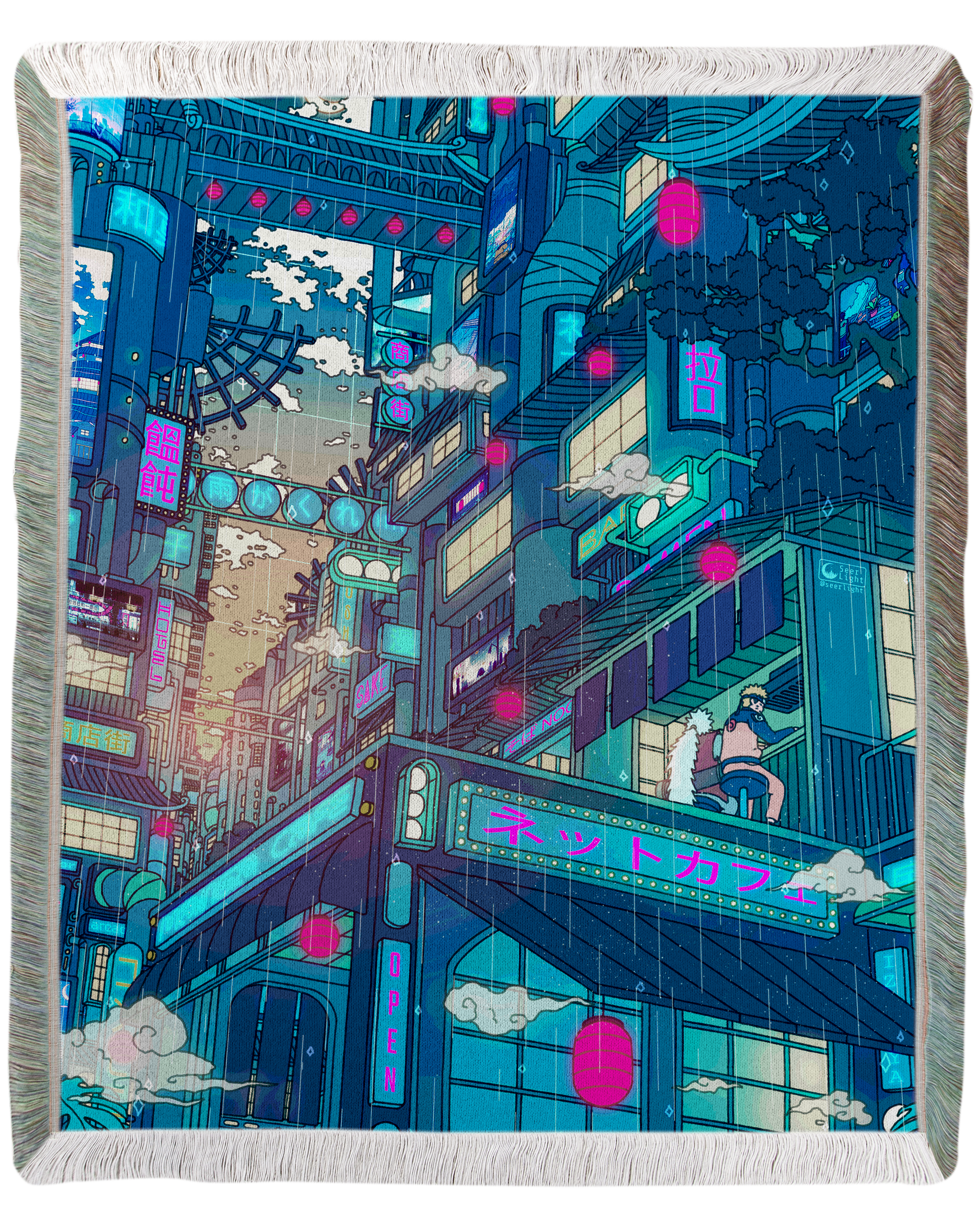 Hidden Village Woven Blanket