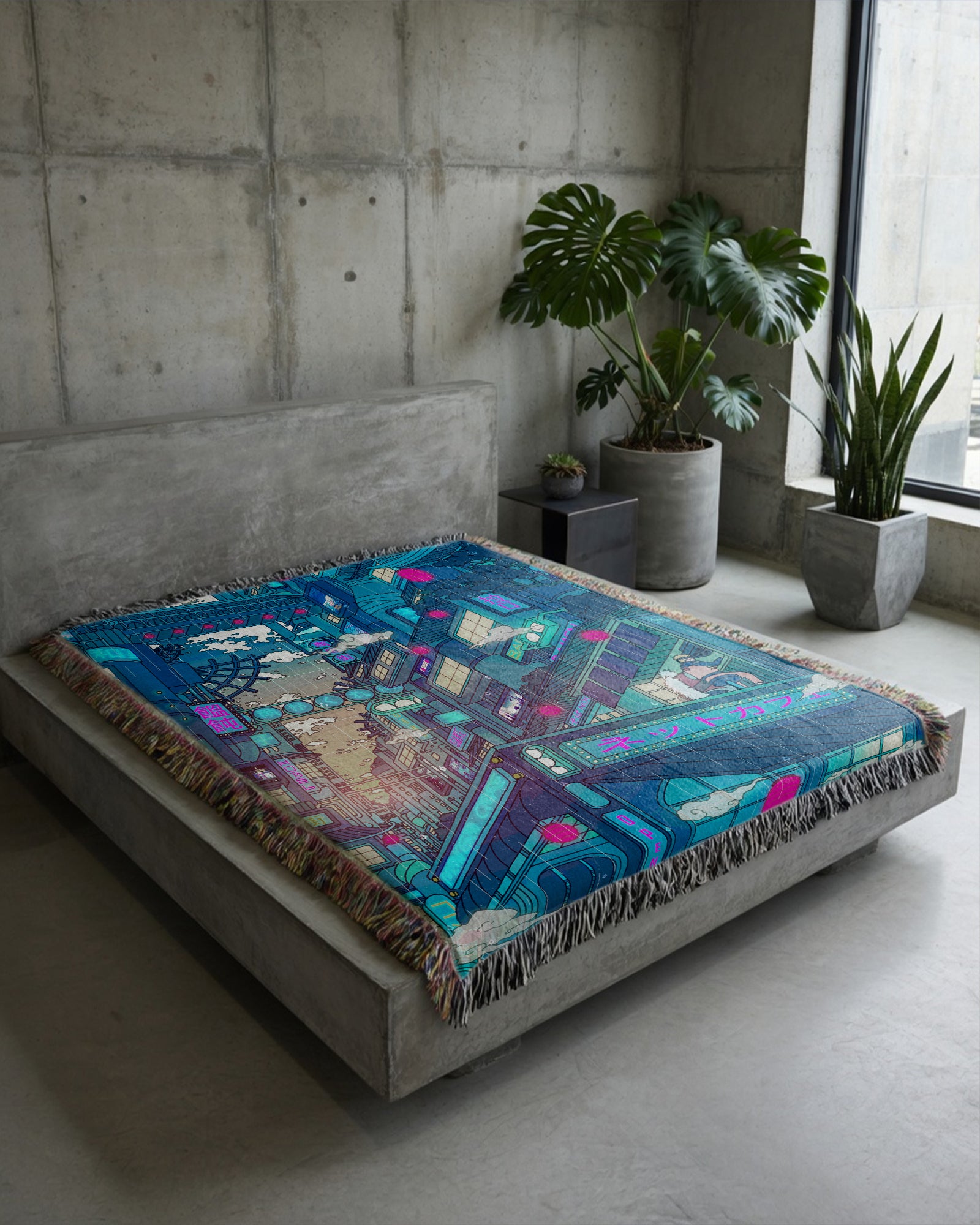 Hidden Village Woven Blanket