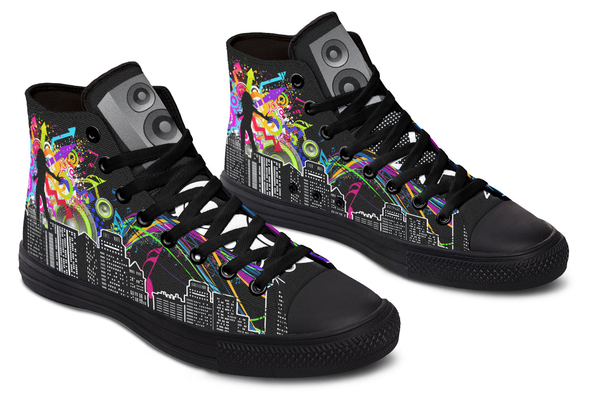 Frutiger Metro High Tops