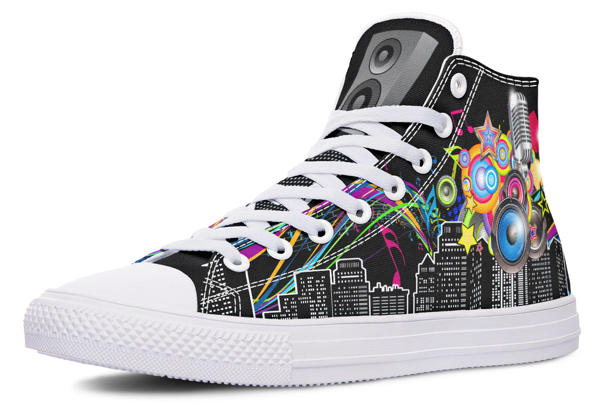 Frutiger Metro High Tops