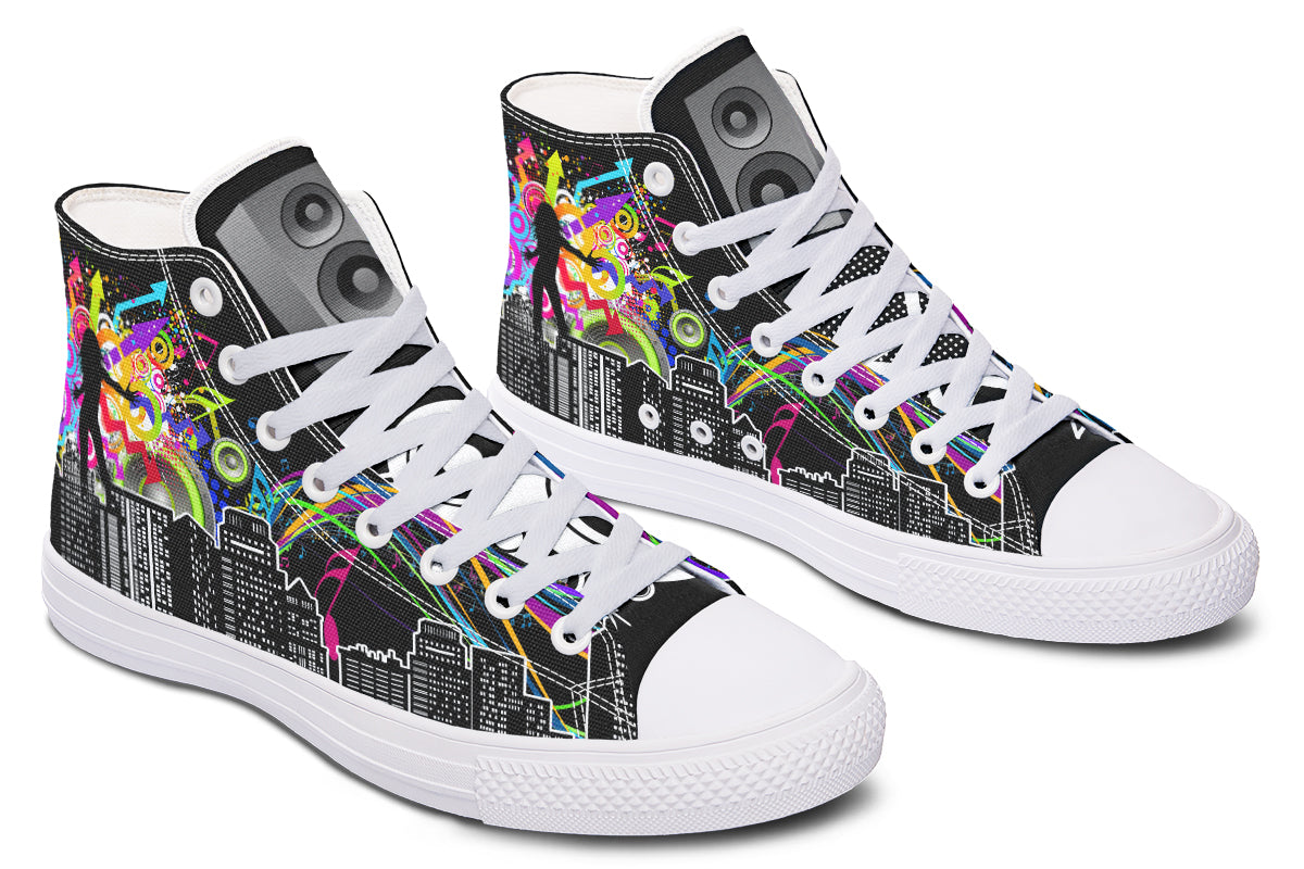 Frutiger Metro High Tops