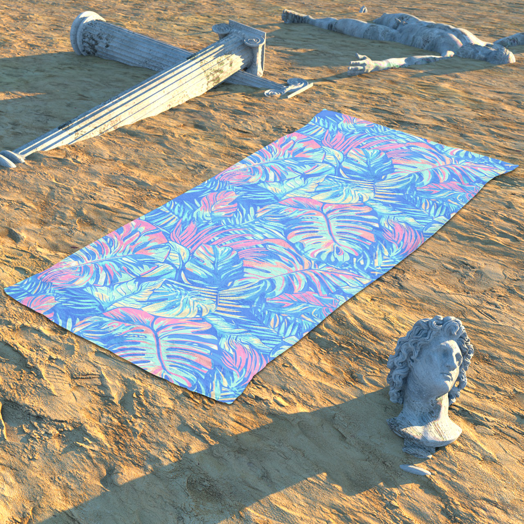 Hues Of Blue Beach Towel