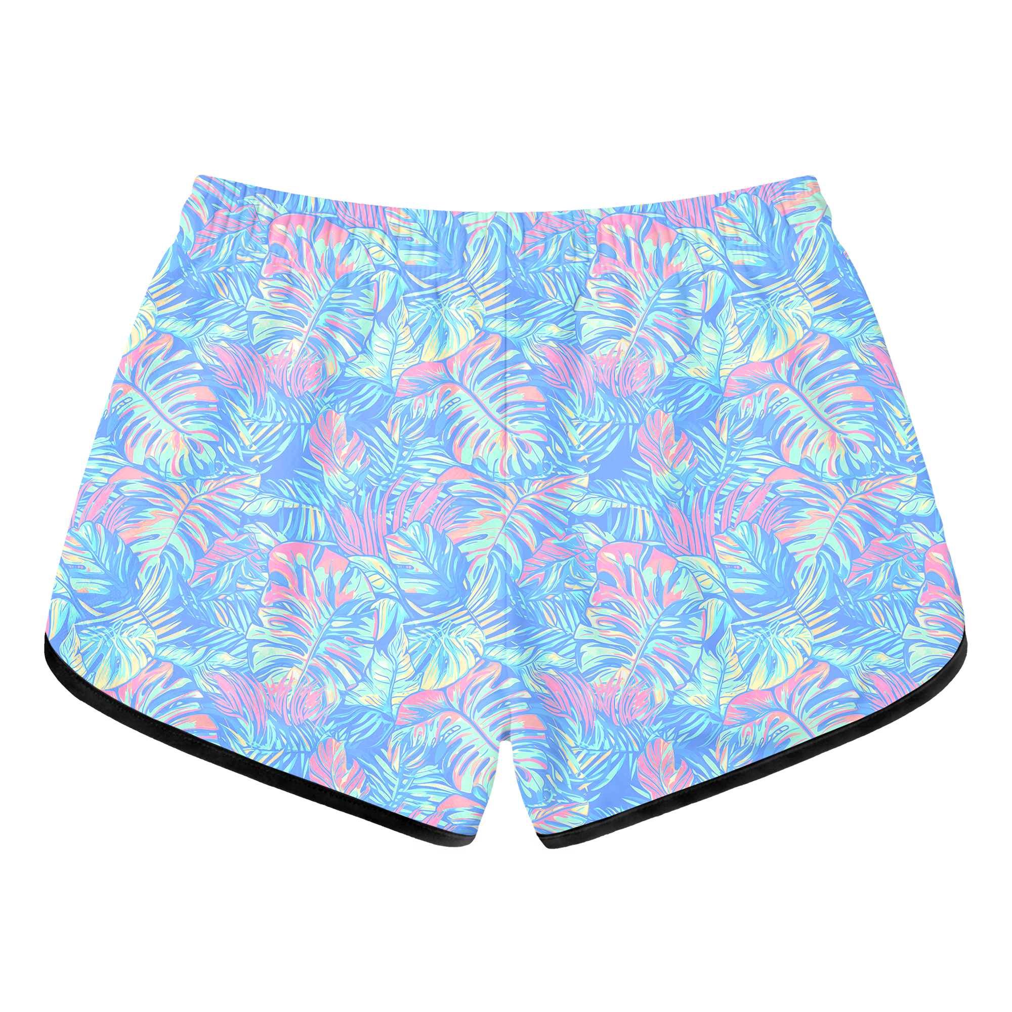 Hues Of Blue Retro Shorts