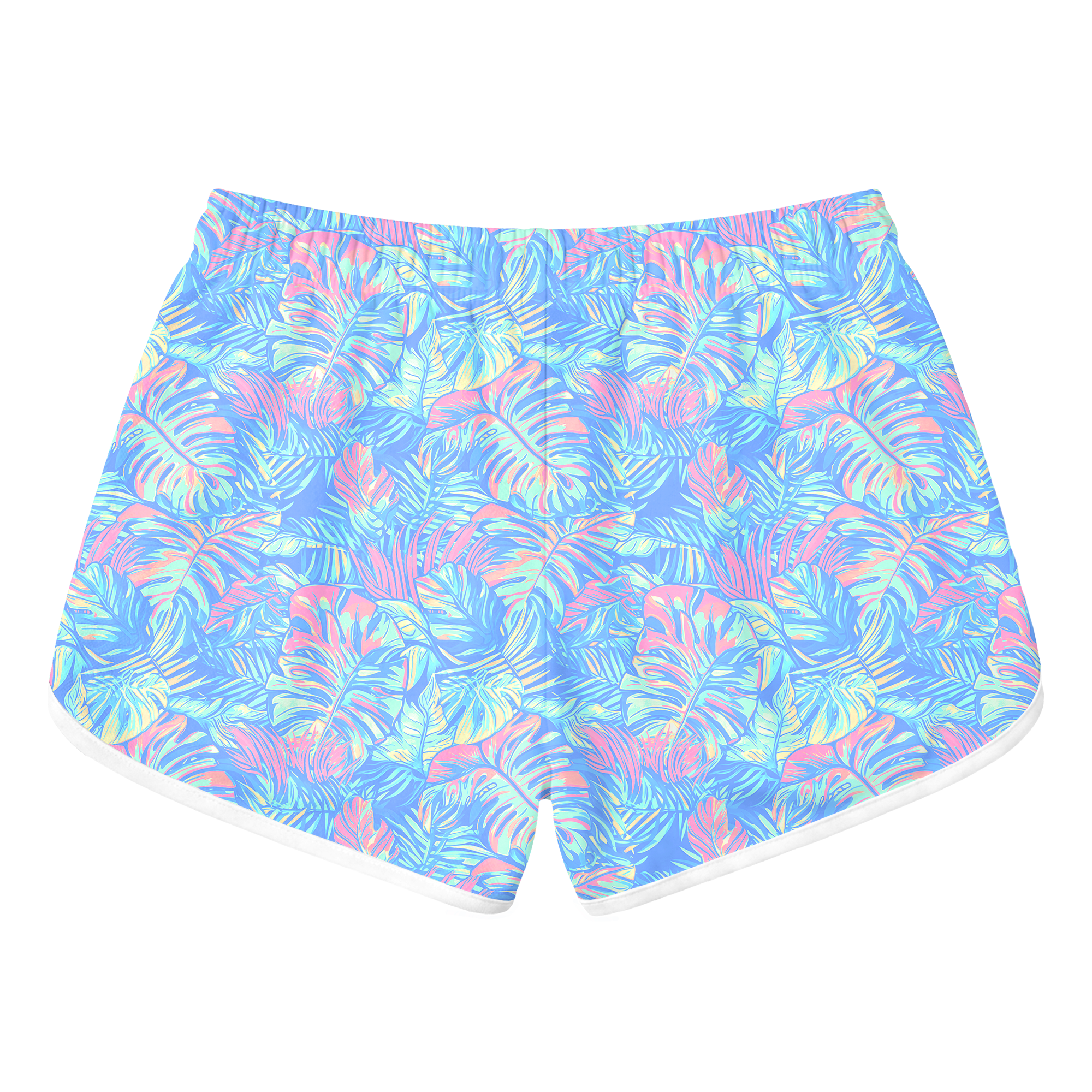 Hues Of Blue Retro Shorts