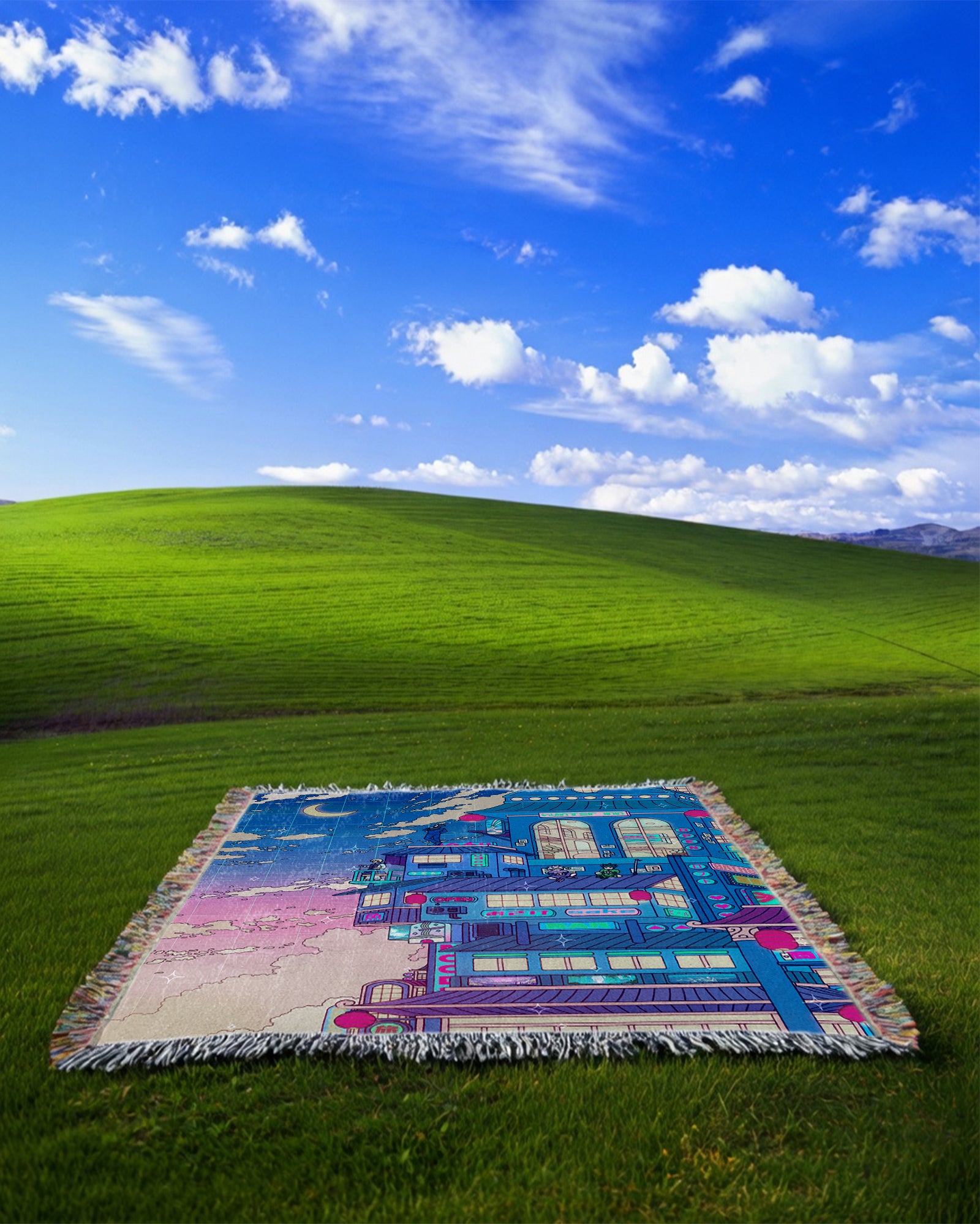 Hunt Or Be Hunted Woven Blanket