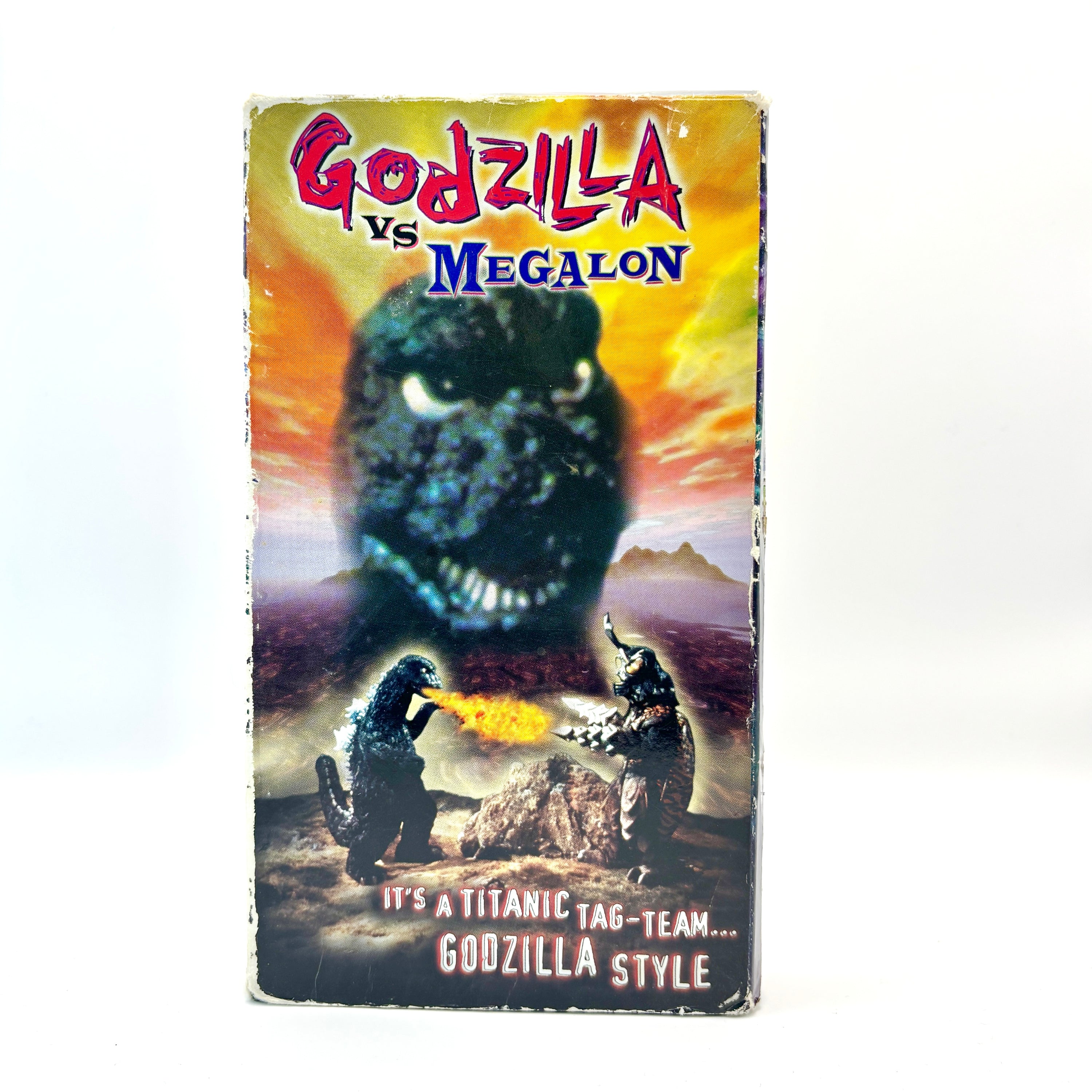 Godzilla Vs. Megalon Second Release VHS Tape
