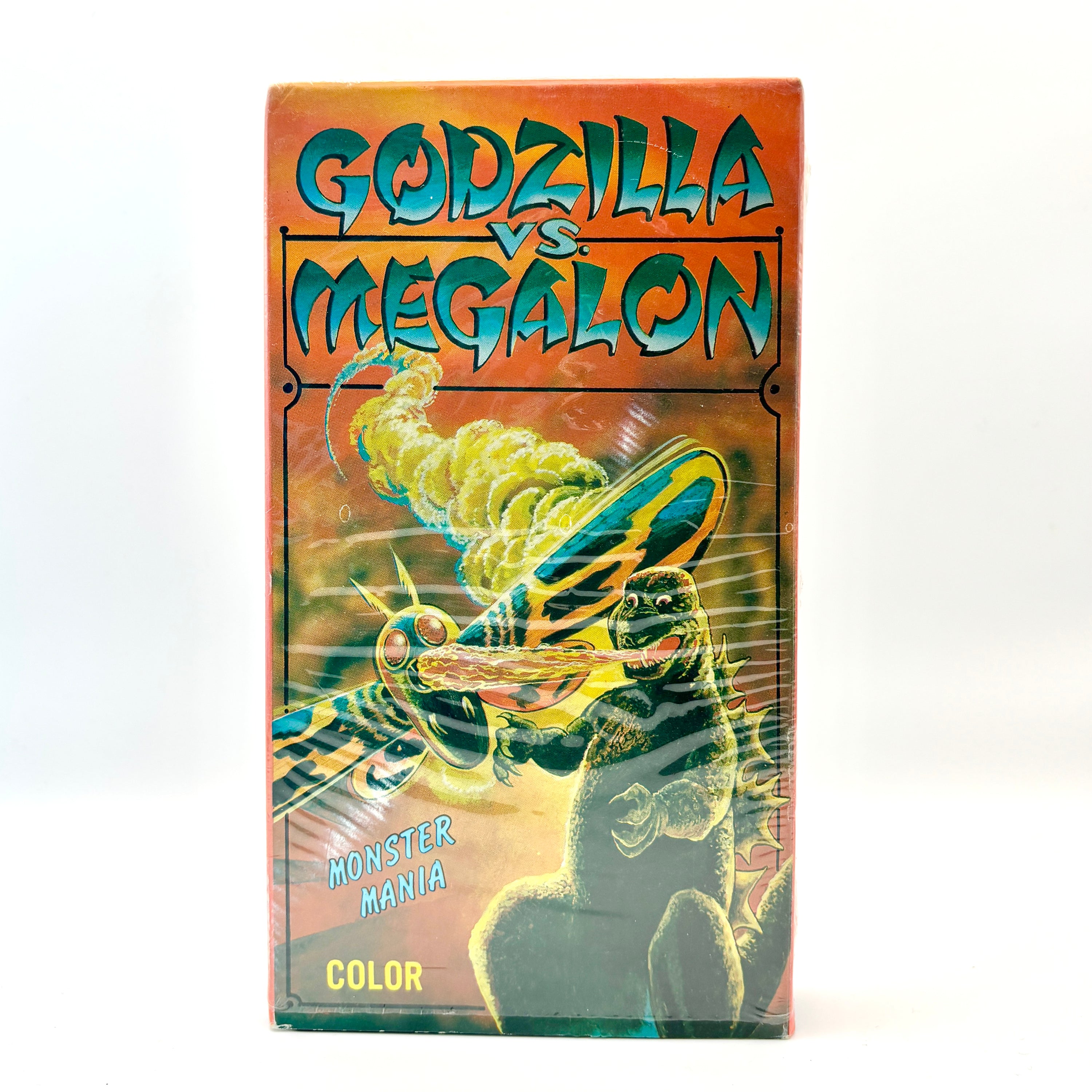 Godzilla Vs. Megalon Monster Mania VHS Tape