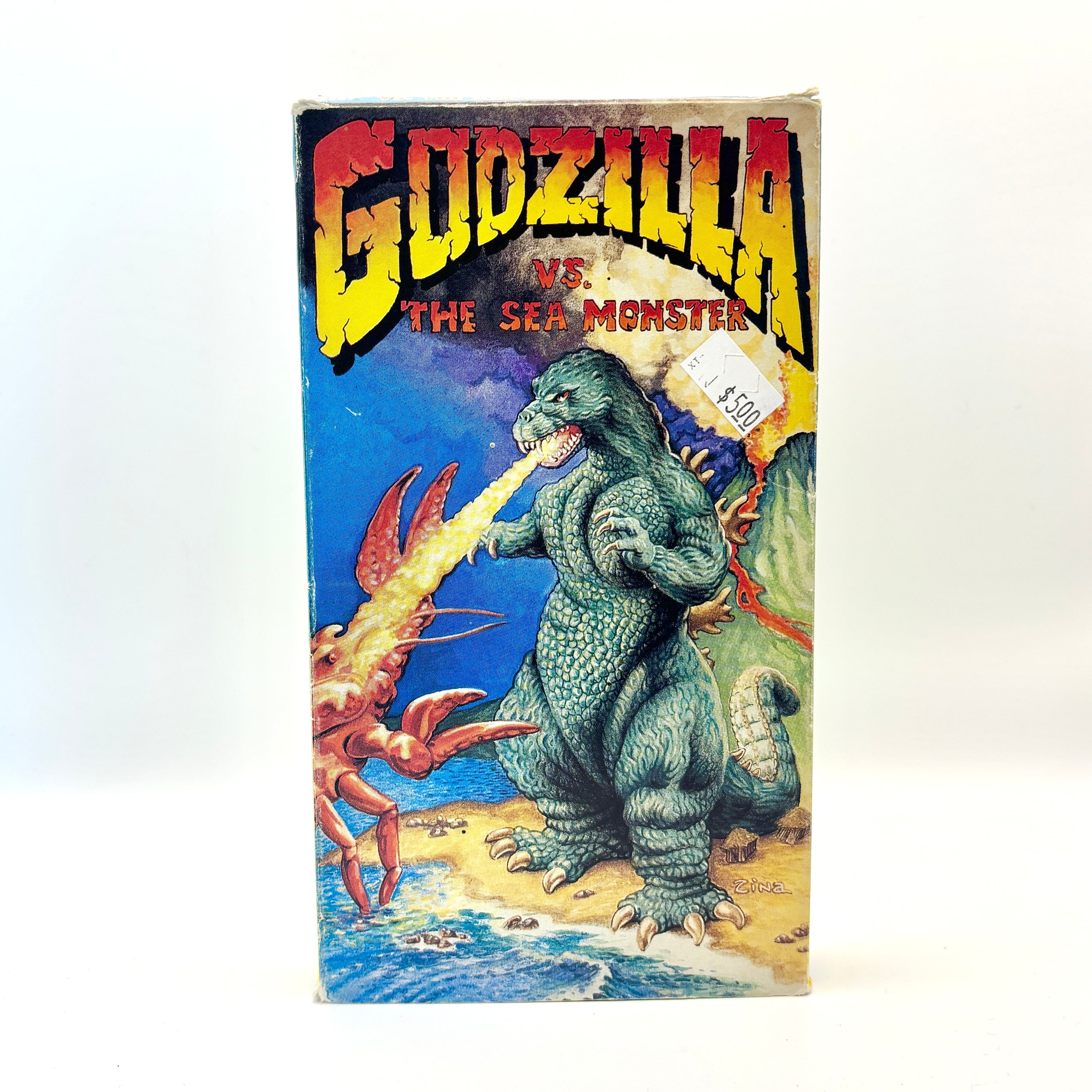 Godzilla Vs. The Sea Monster VHS Tape