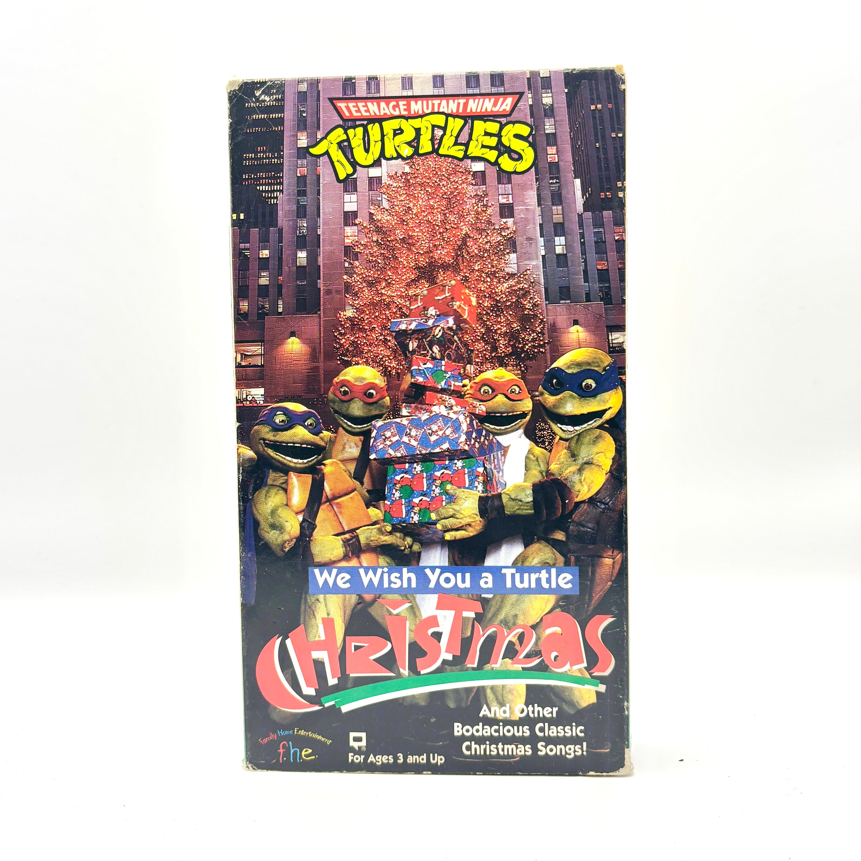 Teenage Mutant Ninja Turtles Christmas VHS Tape