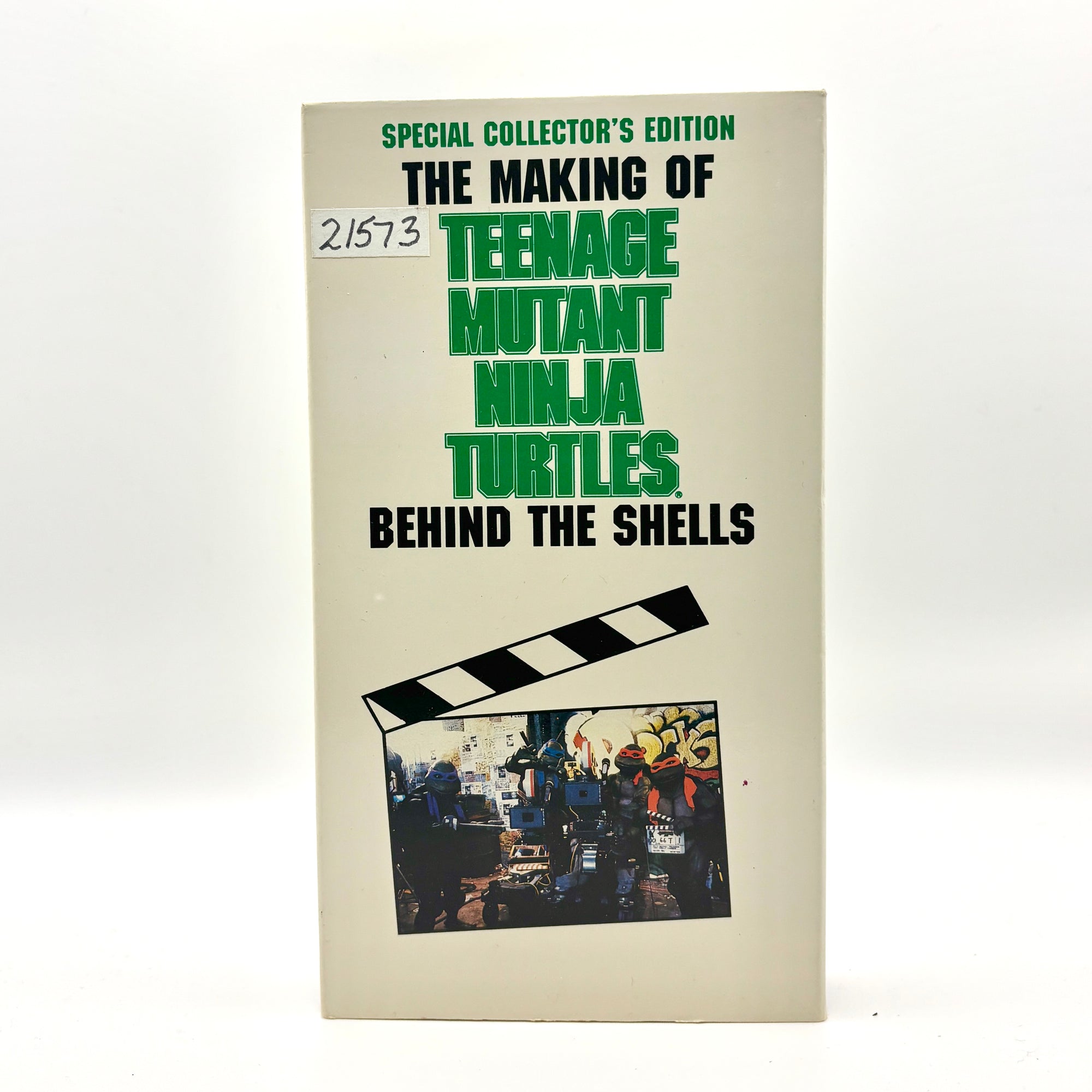 Teenage Mutant Ninja Turtles Behind the Shells VHS Tape