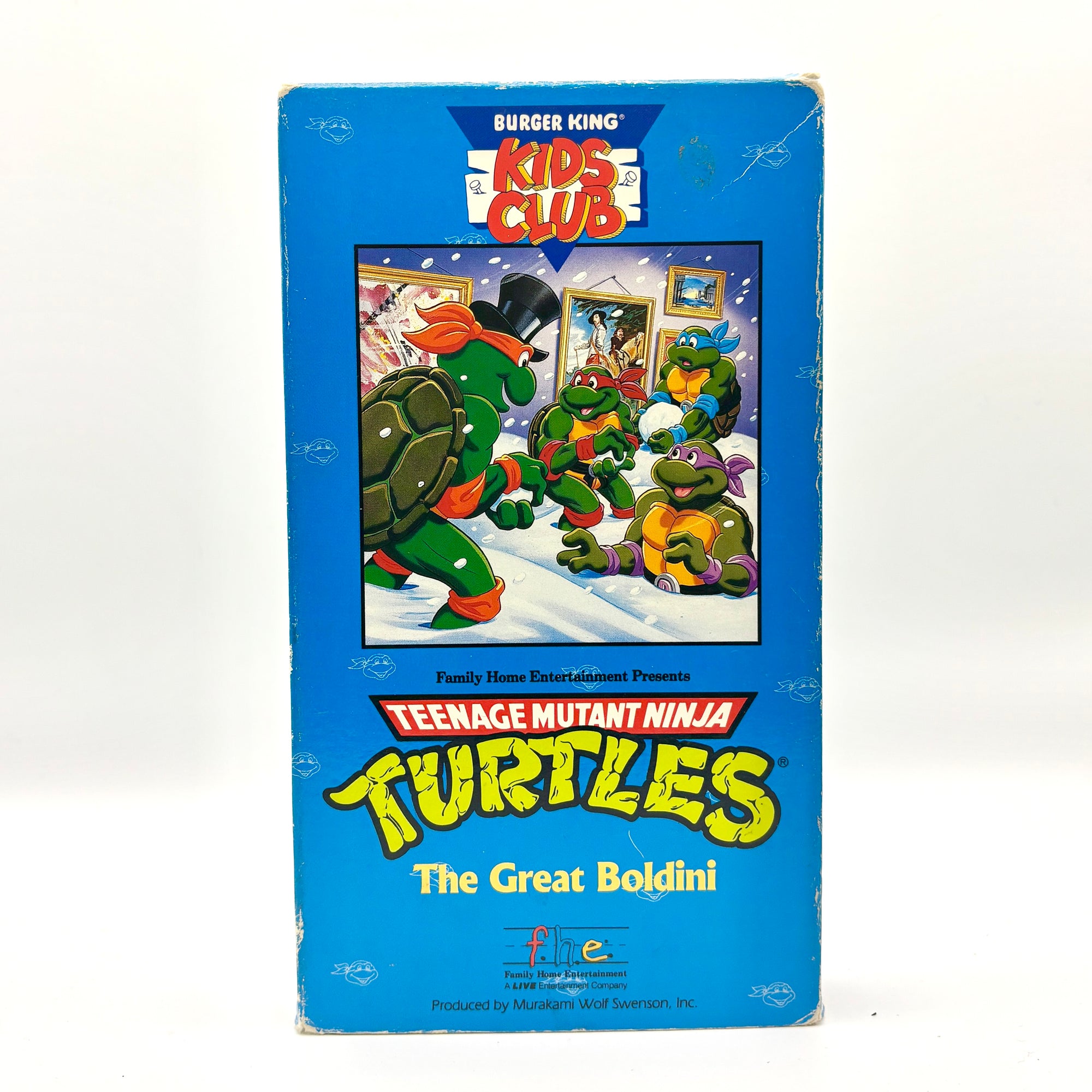 Teenage Mutant Ninja Turtles The Great Boldini VHS Tape