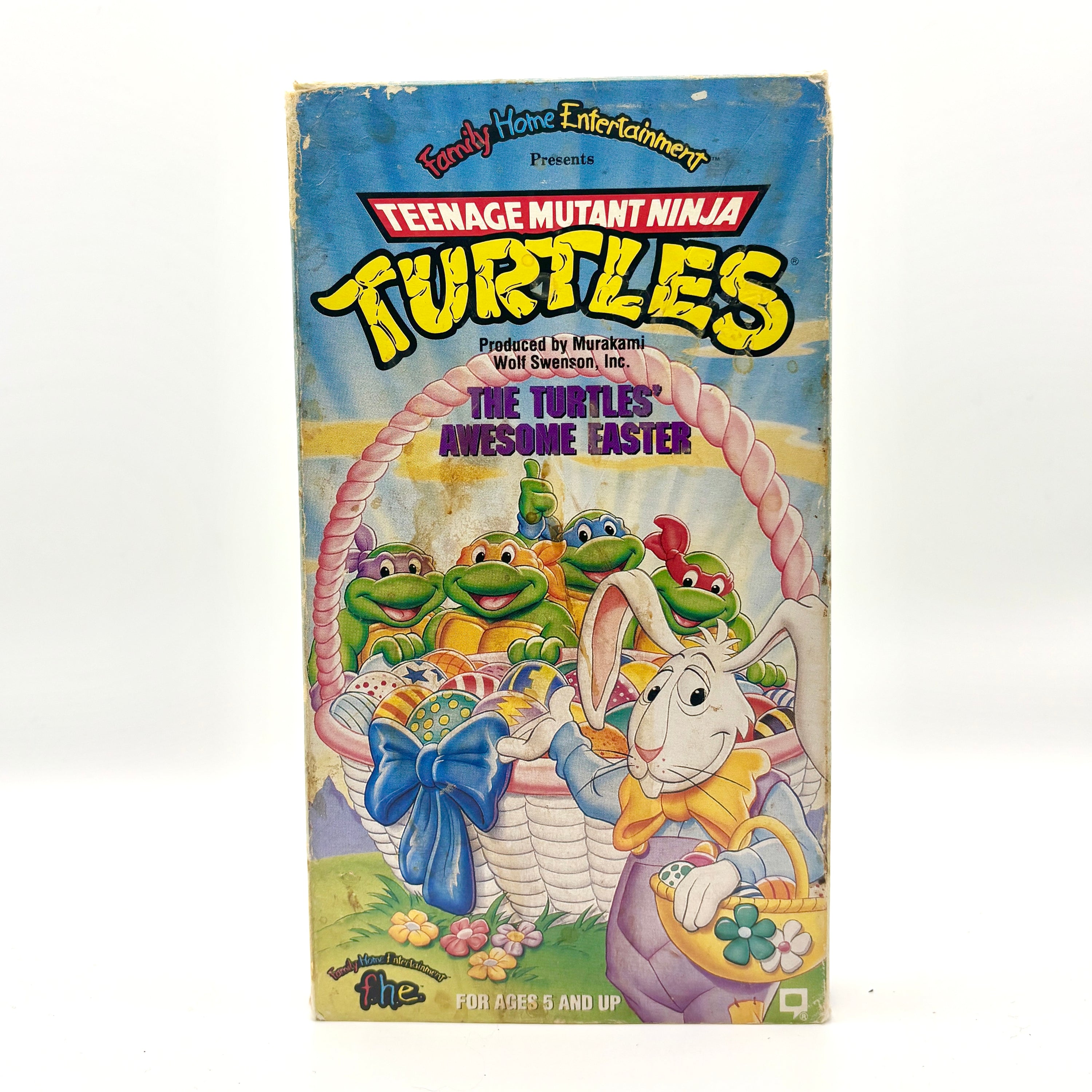 Teenage Mutant Ninja Turtles Awesome Easter VHS Tape