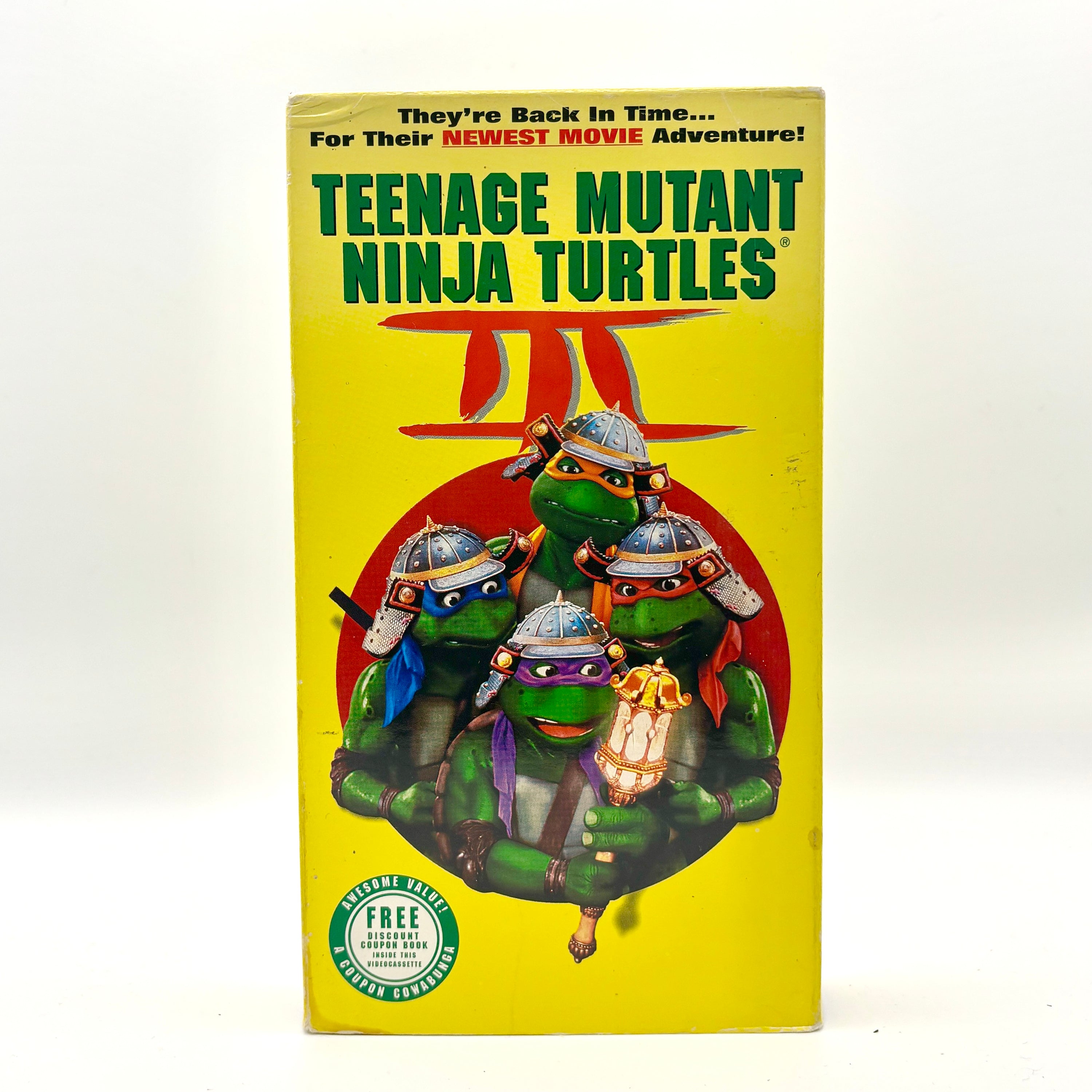 Teenage Mutant Ninja Turtles III VHS Tape