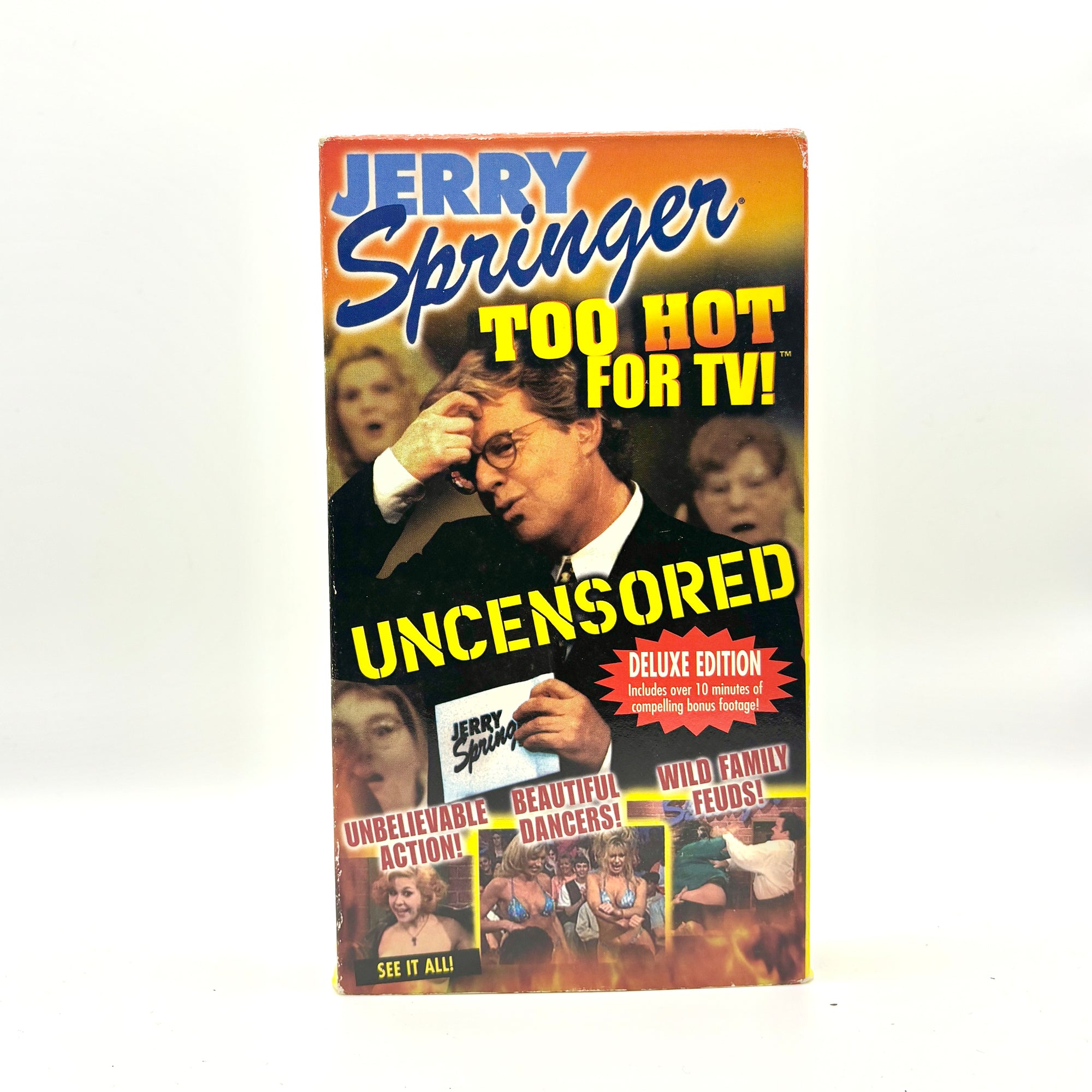 Jerry Springer Too Hot for TV VHS Tape