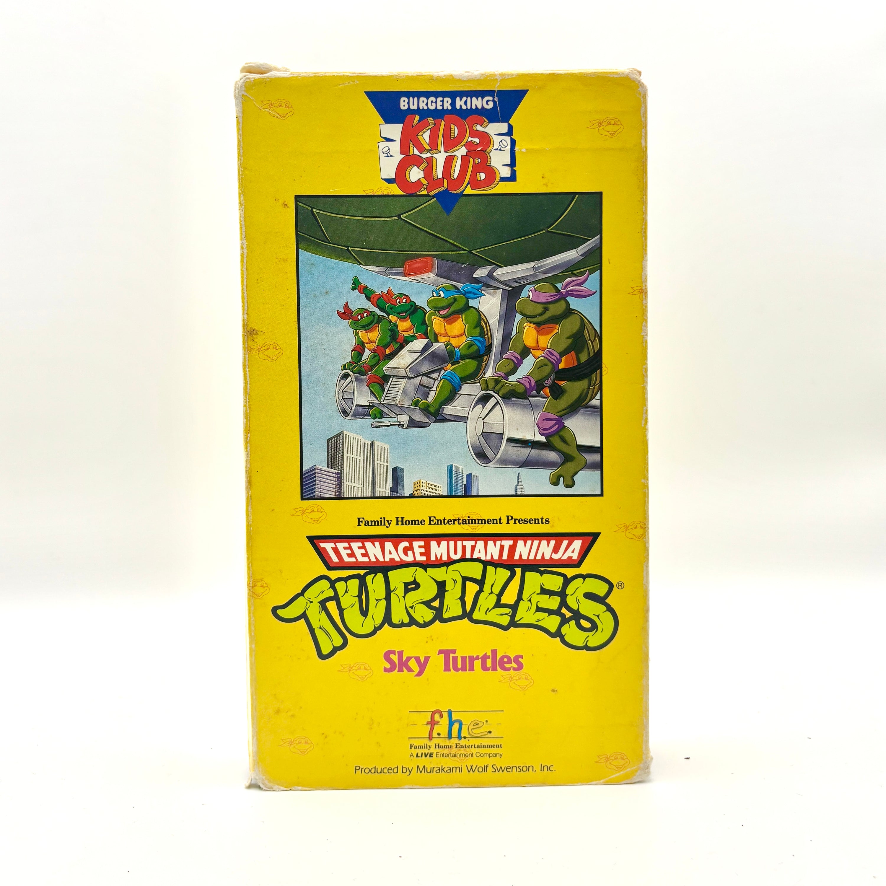 Teenage Mutant Ninja Turtles Sky Turtles VHS Tape