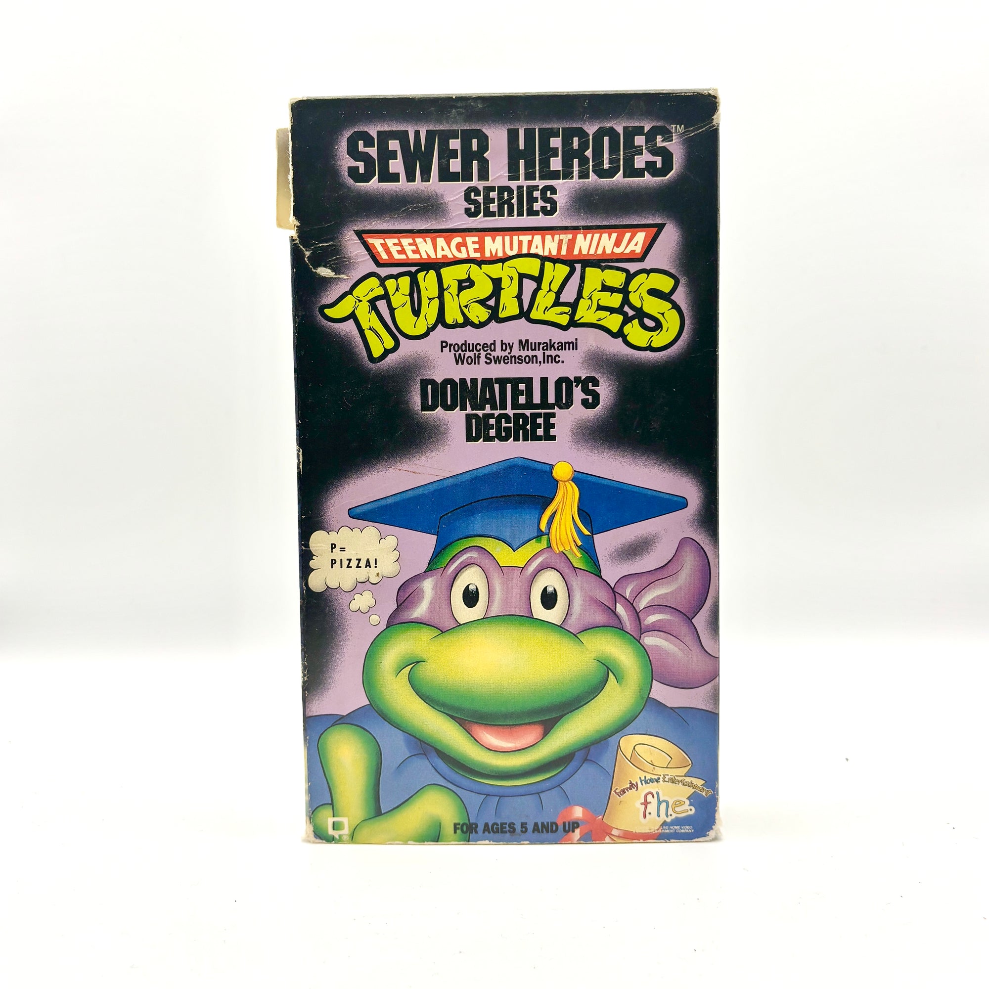 Teenage Mutant Ninja Turtles Donatello's Degree VHS Tape