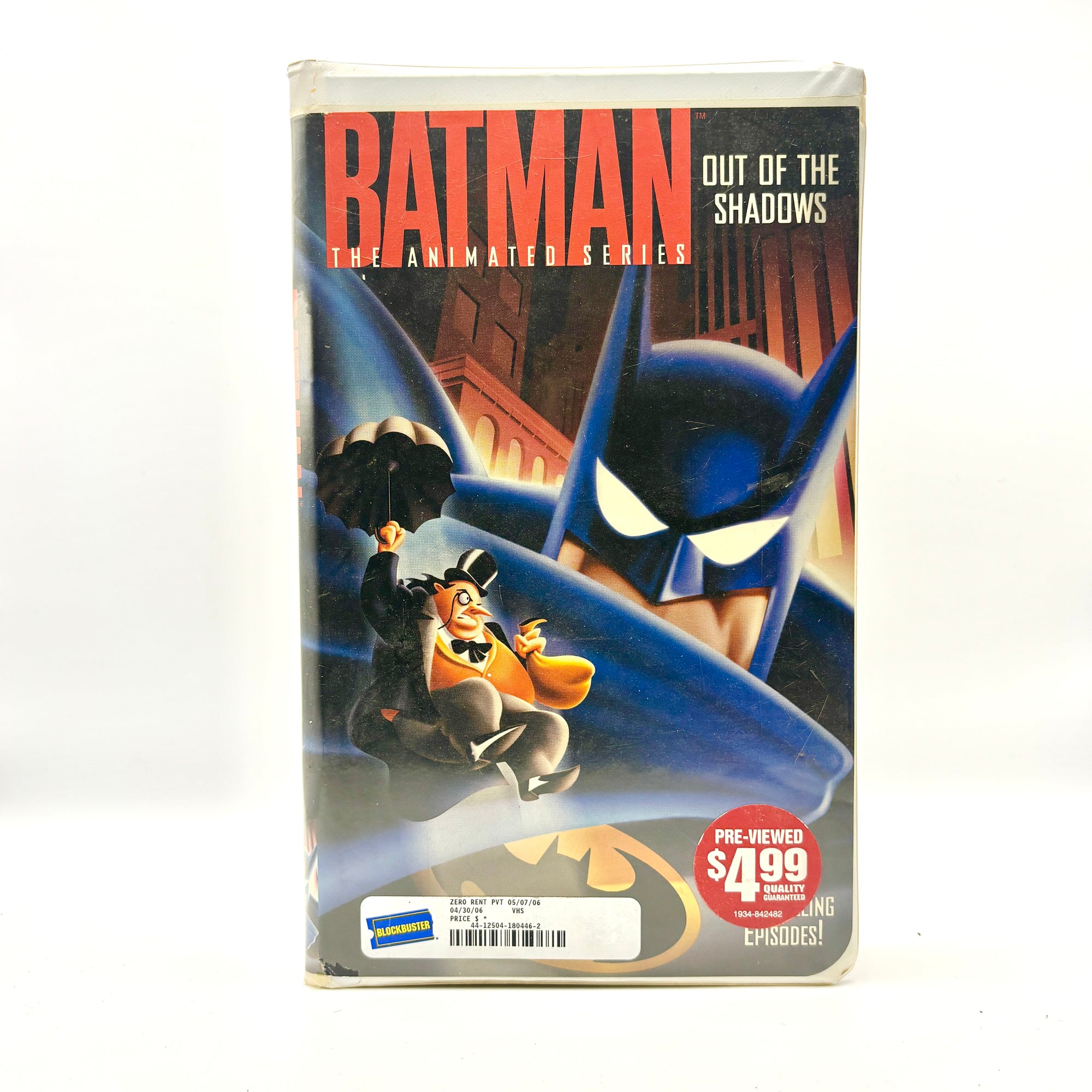 Batman The Animated Series Out of the Shadows VHS Tape