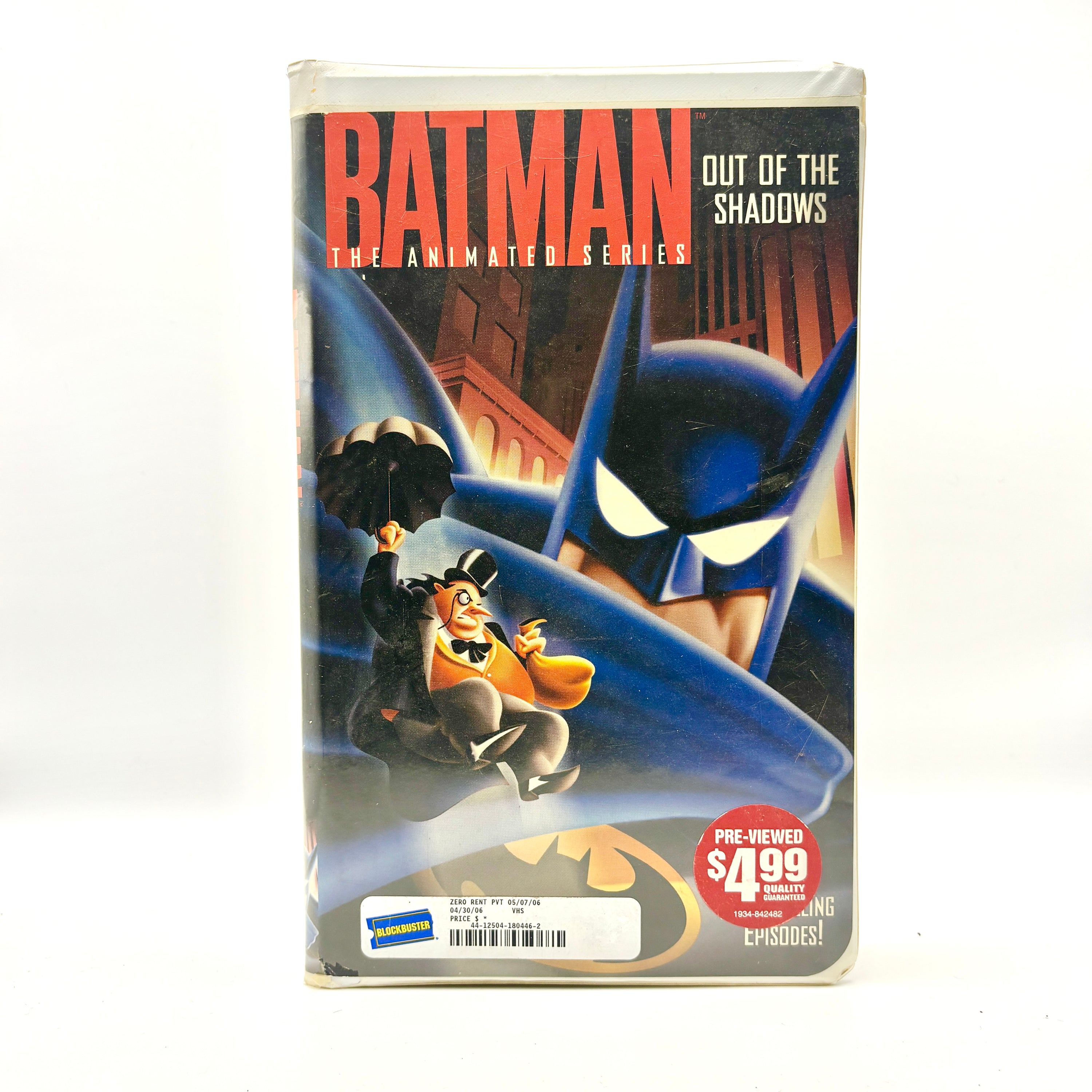 Batman The Animated Series Out of the Shadows VHS Tape