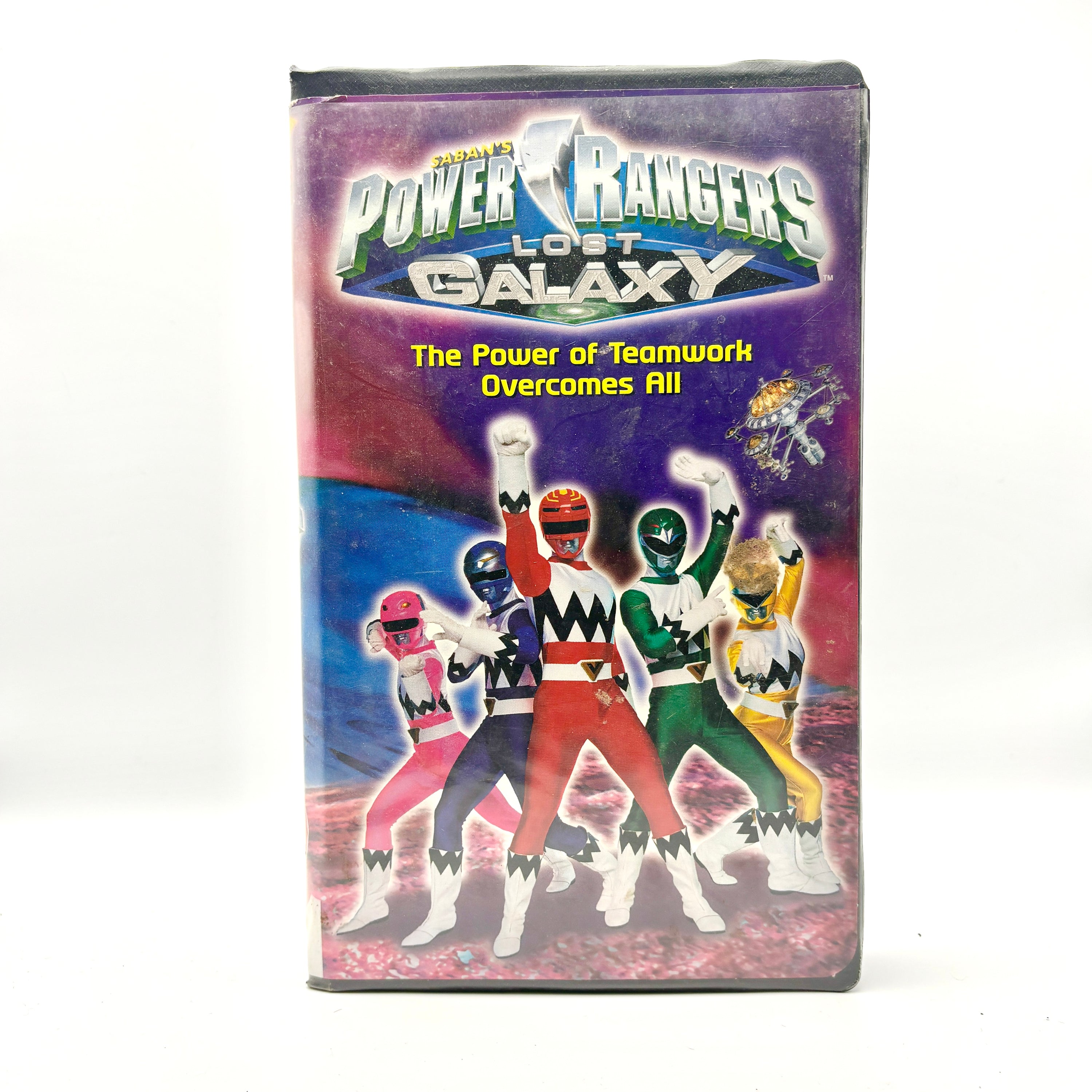 Power Rangers Lost Galaxy Teamwork Overcomes All VHS Tape