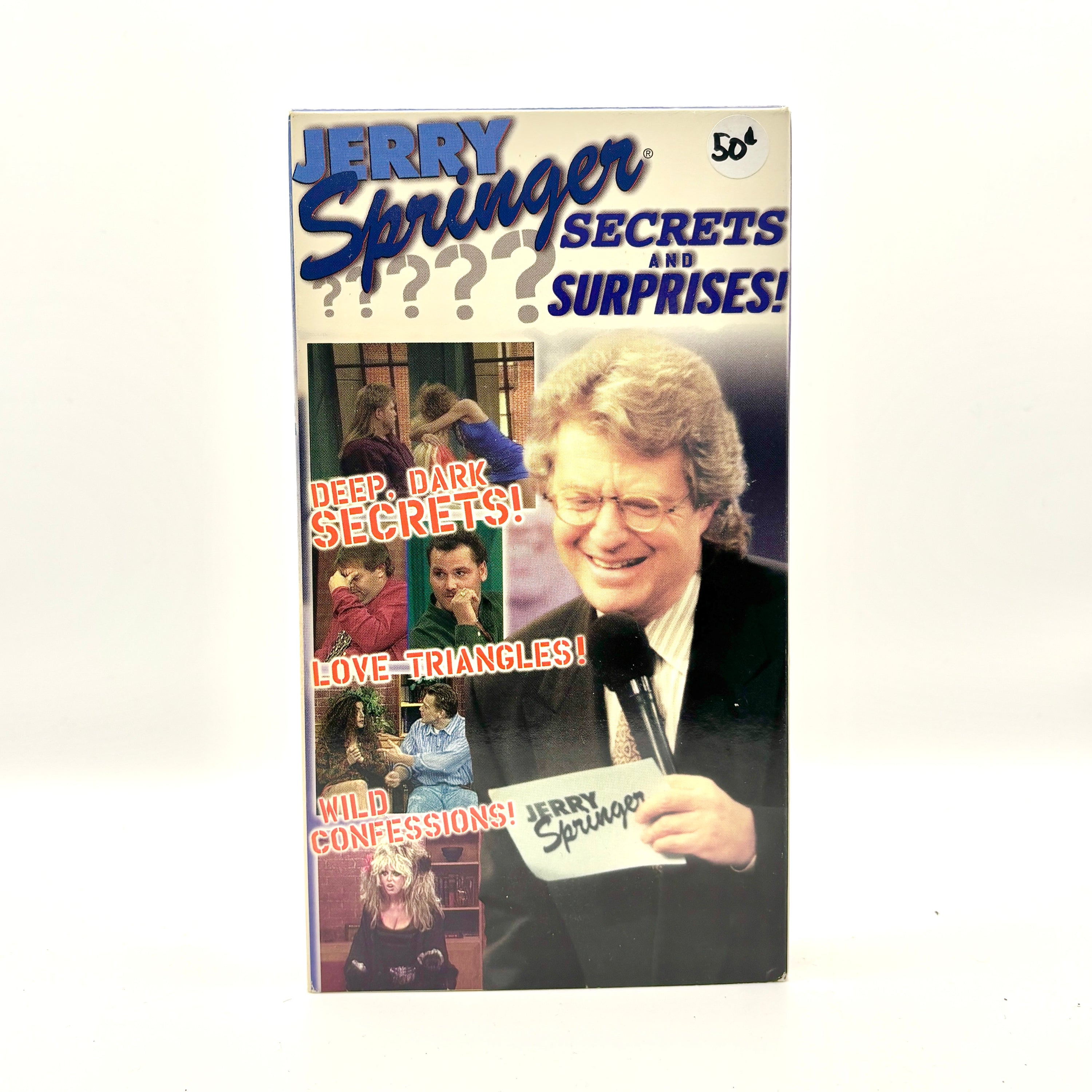 Jerry Springer Secrets & Surprises VHS Tape