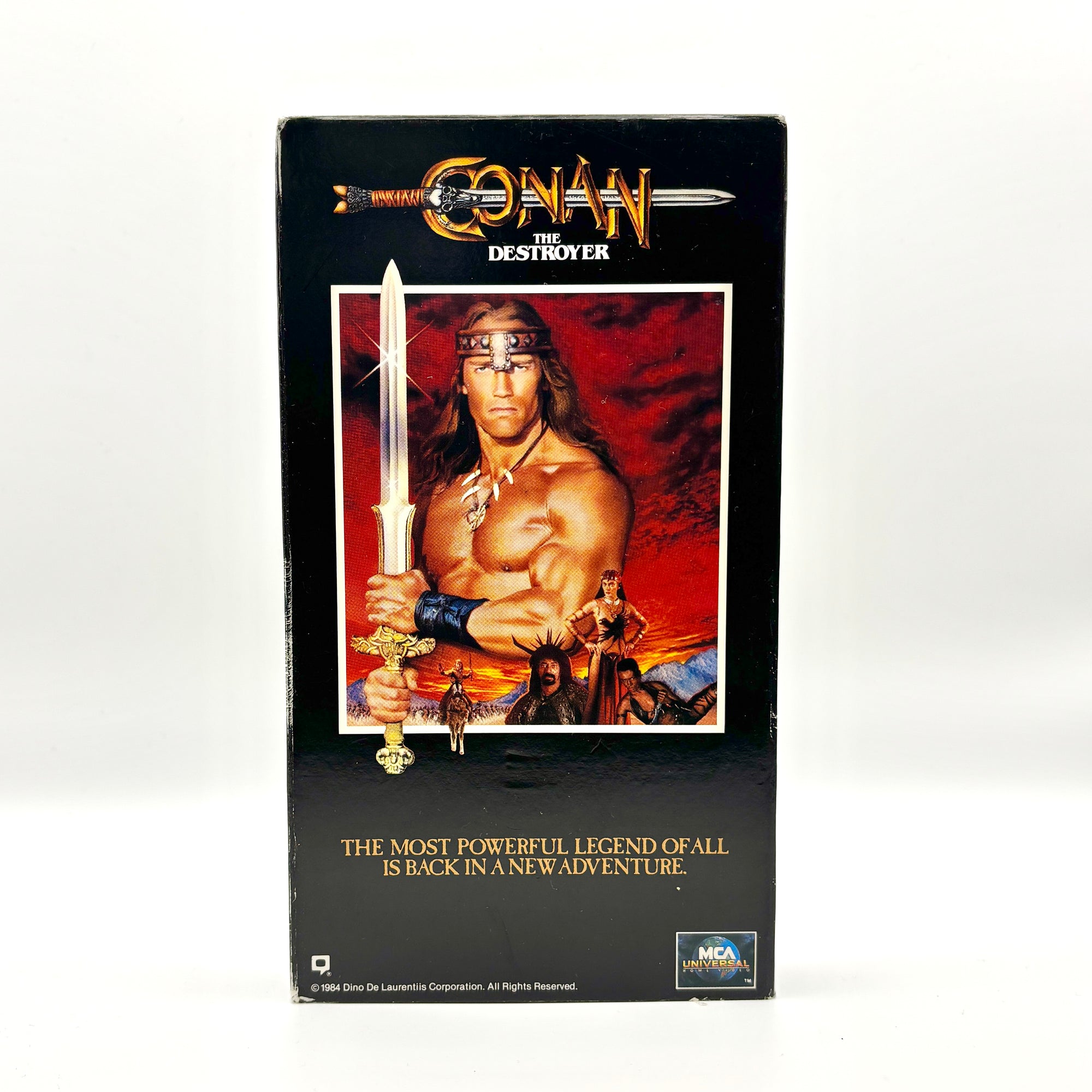 Conan the Destroyer VHS Tape