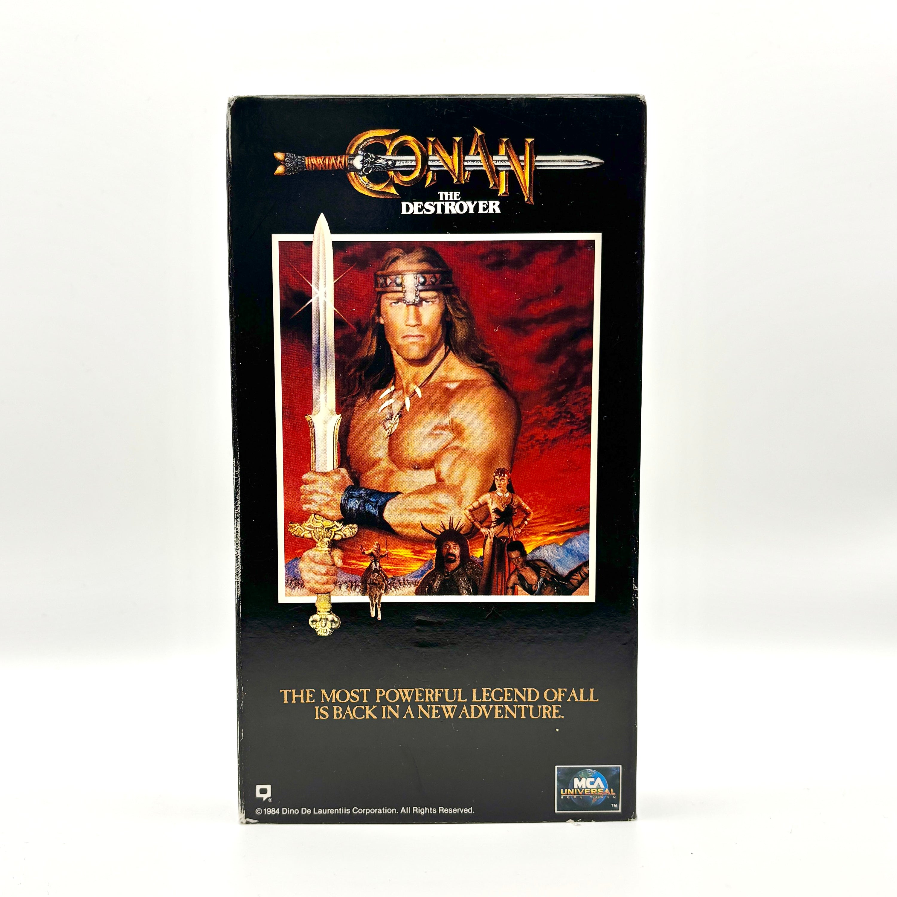 Conan the Destroyer VHS Tape