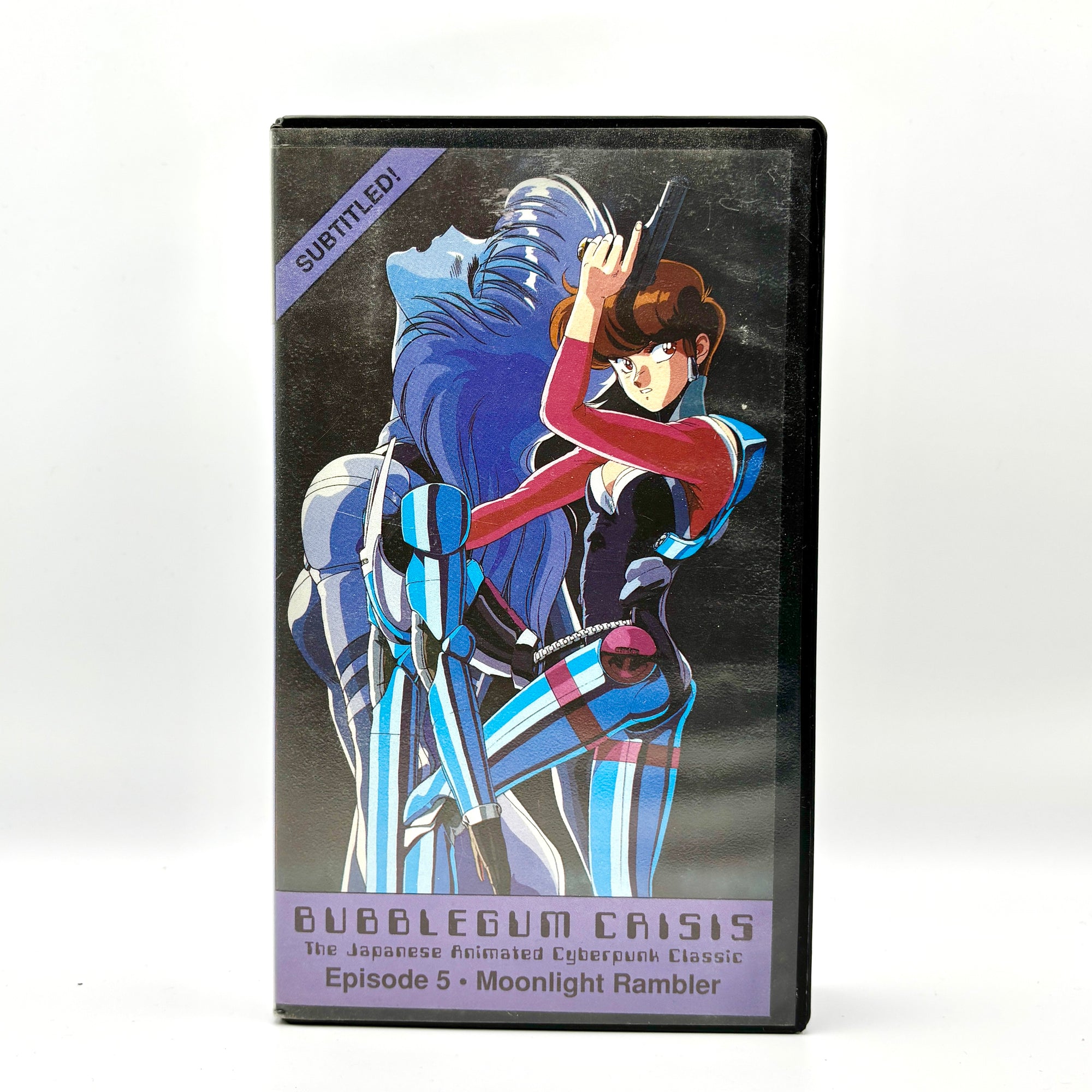 Bubblegum Crisis 5 Moonlight Rambler VHS Tape