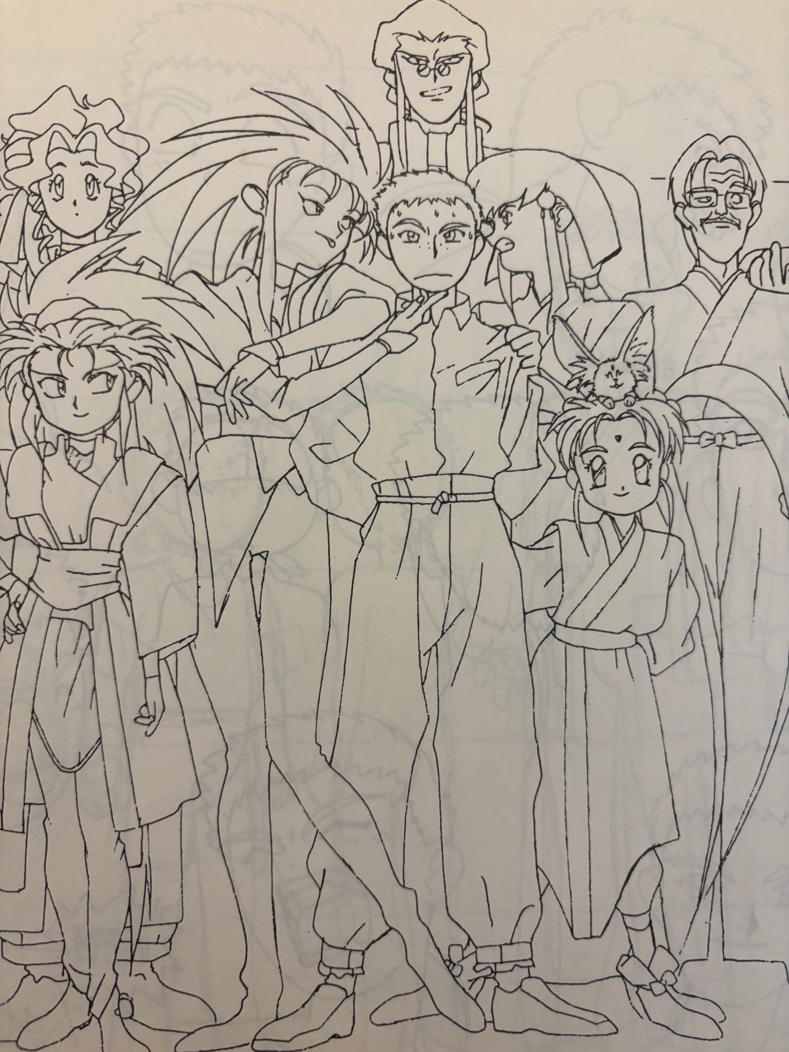Tenchi Muyo Ryo-Ohki Setting Materials Art Book Set