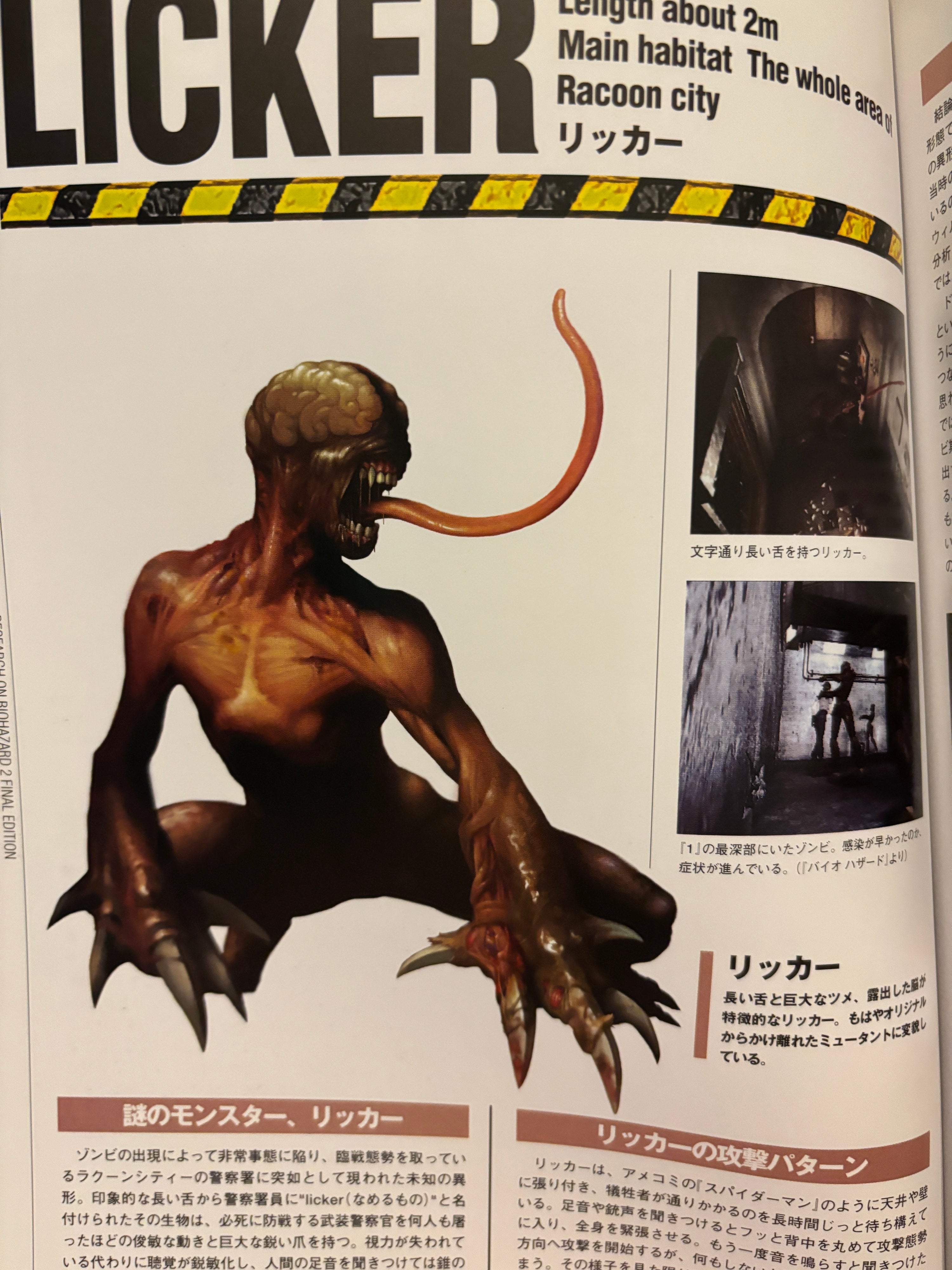 Research on Biohazard 2 Resident Evil Playstation Art & Guide Book