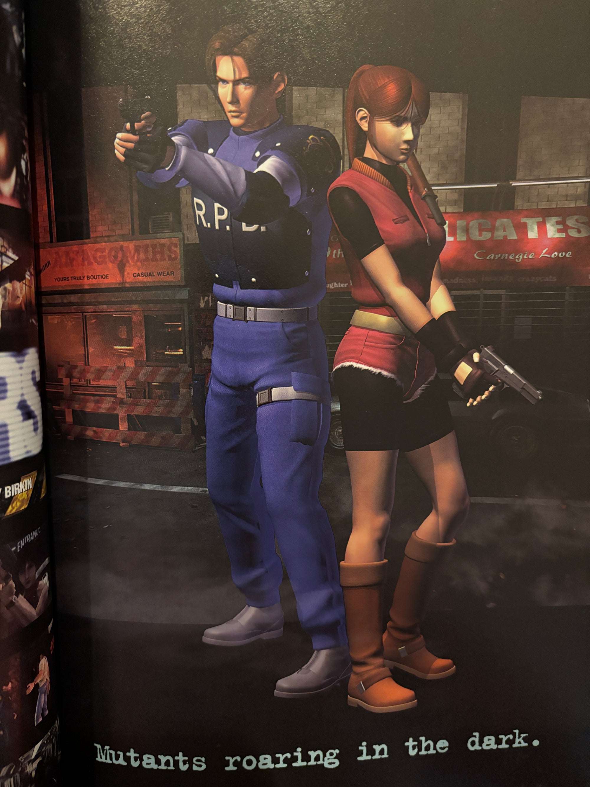 Research on Biohazard 2 Resident Evil Playstation Art & Guide Book