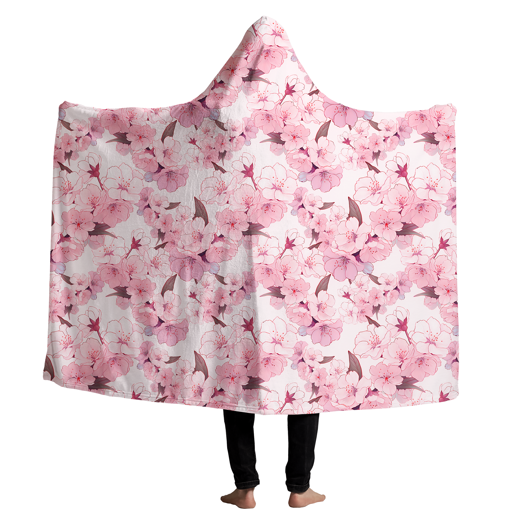 In Bloom Hooded Blanket