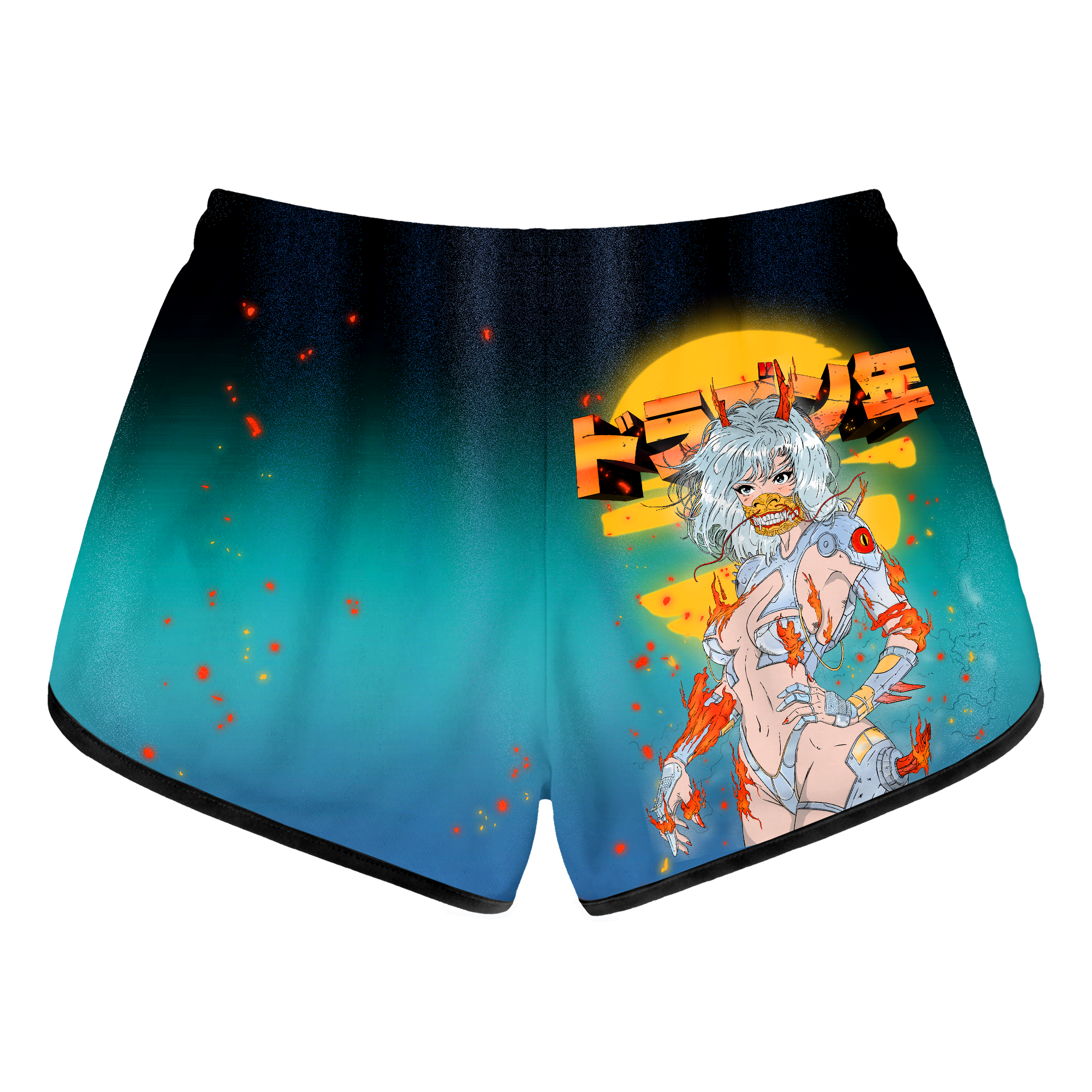 In Flames Retro Shorts