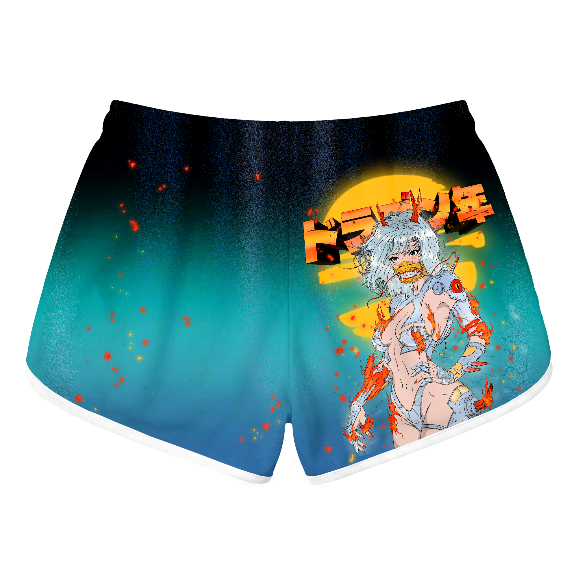 In Flames Retro Shorts