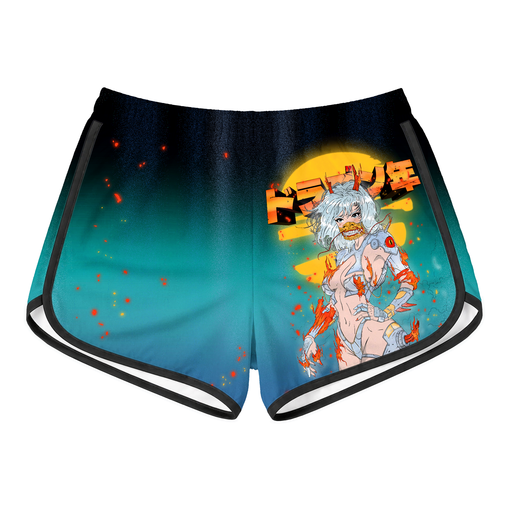 In Flames Retro Shorts