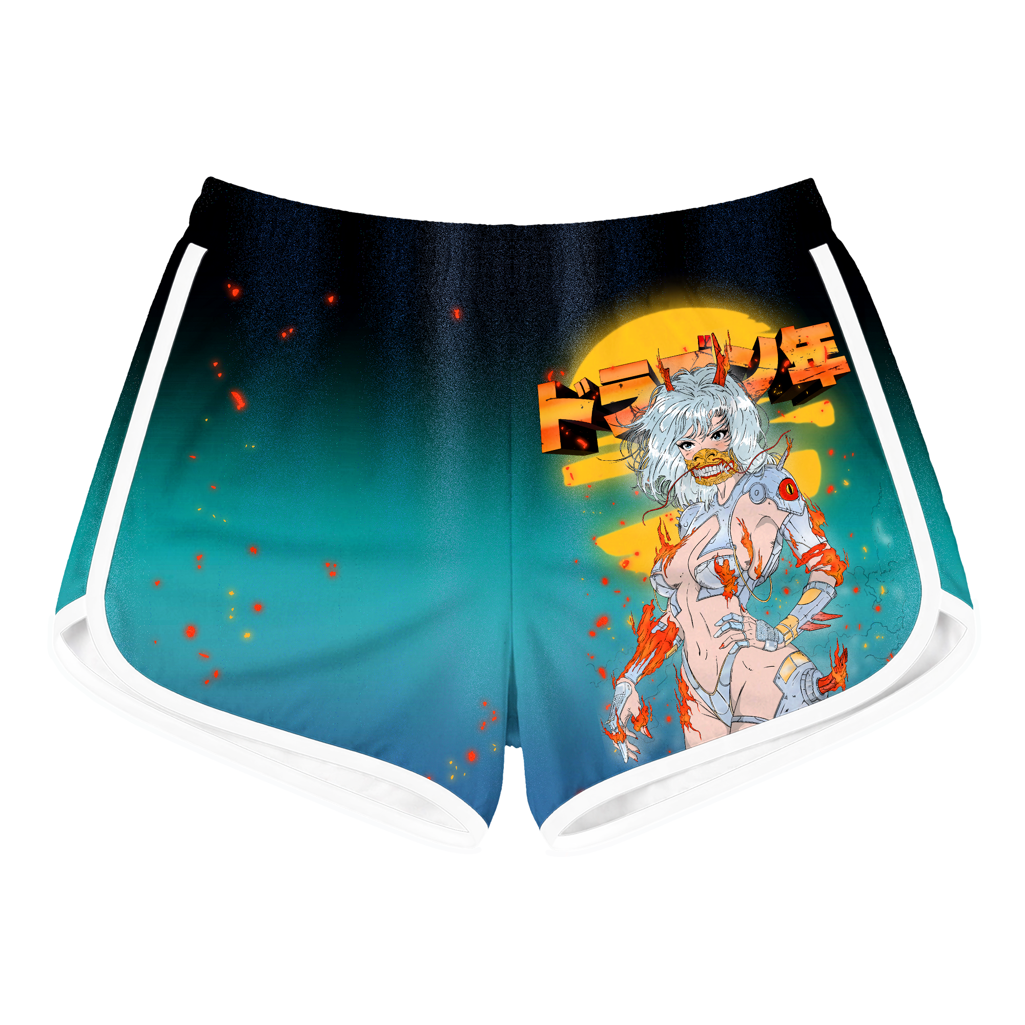In Flames Retro Shorts