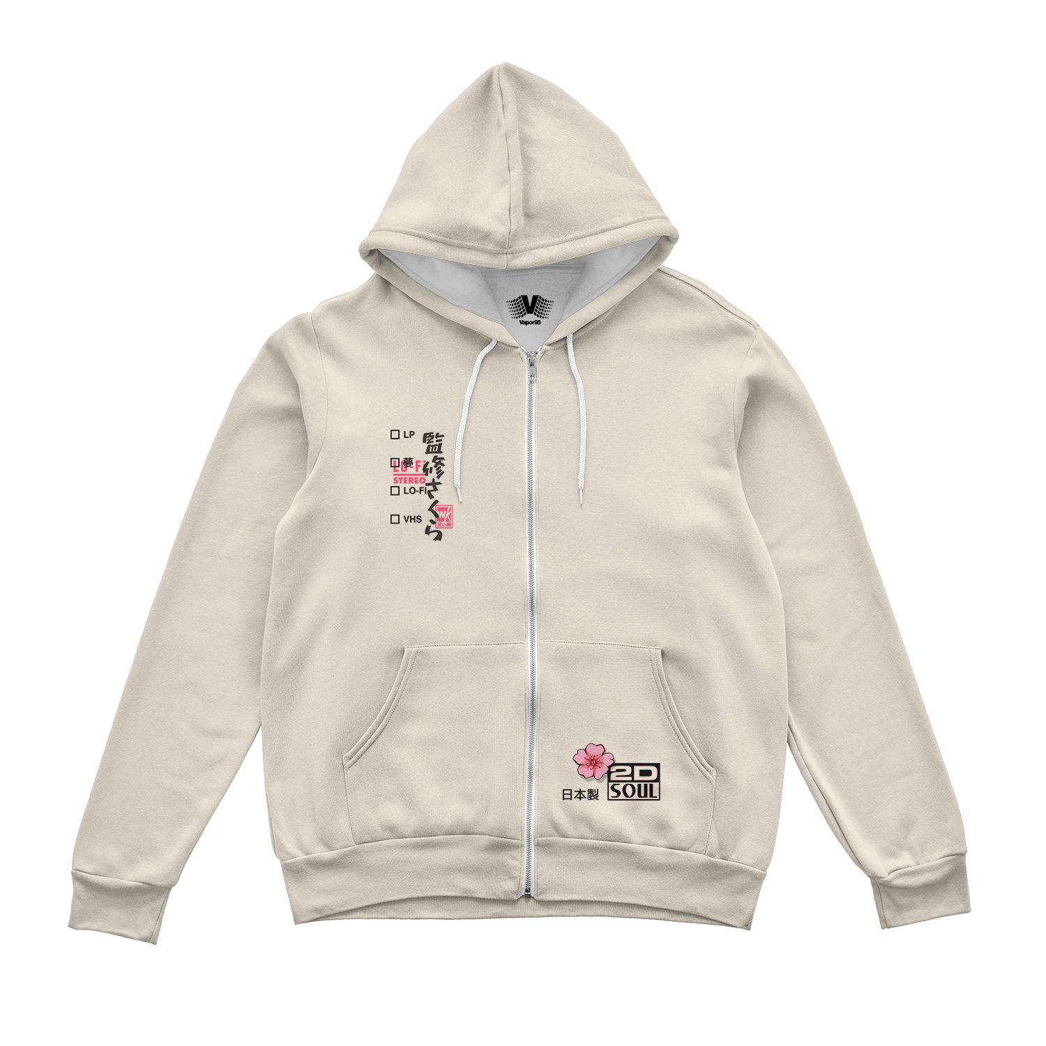 In Perspective Zip Up Hoodie