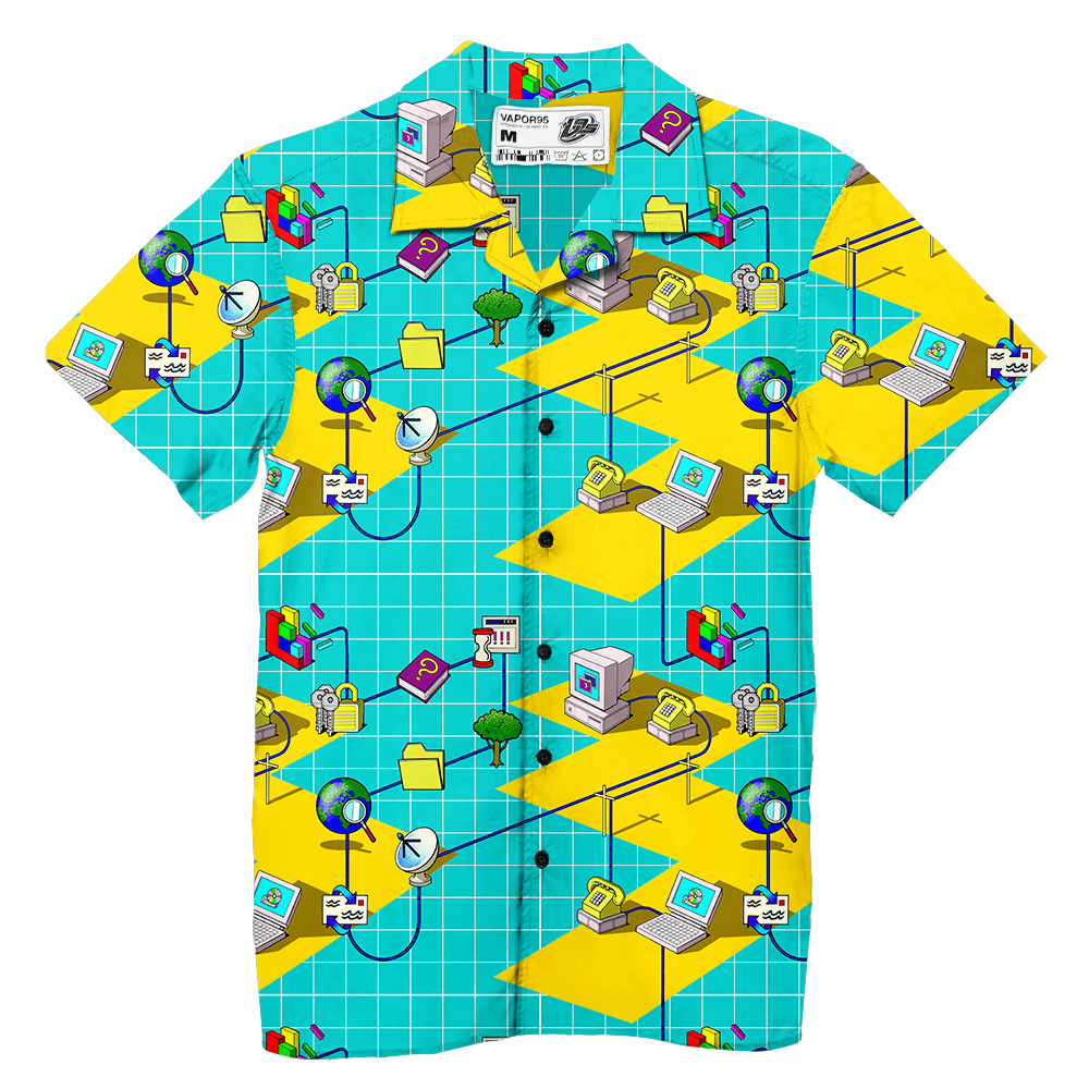 Internet Connection Hawaiian Shirt