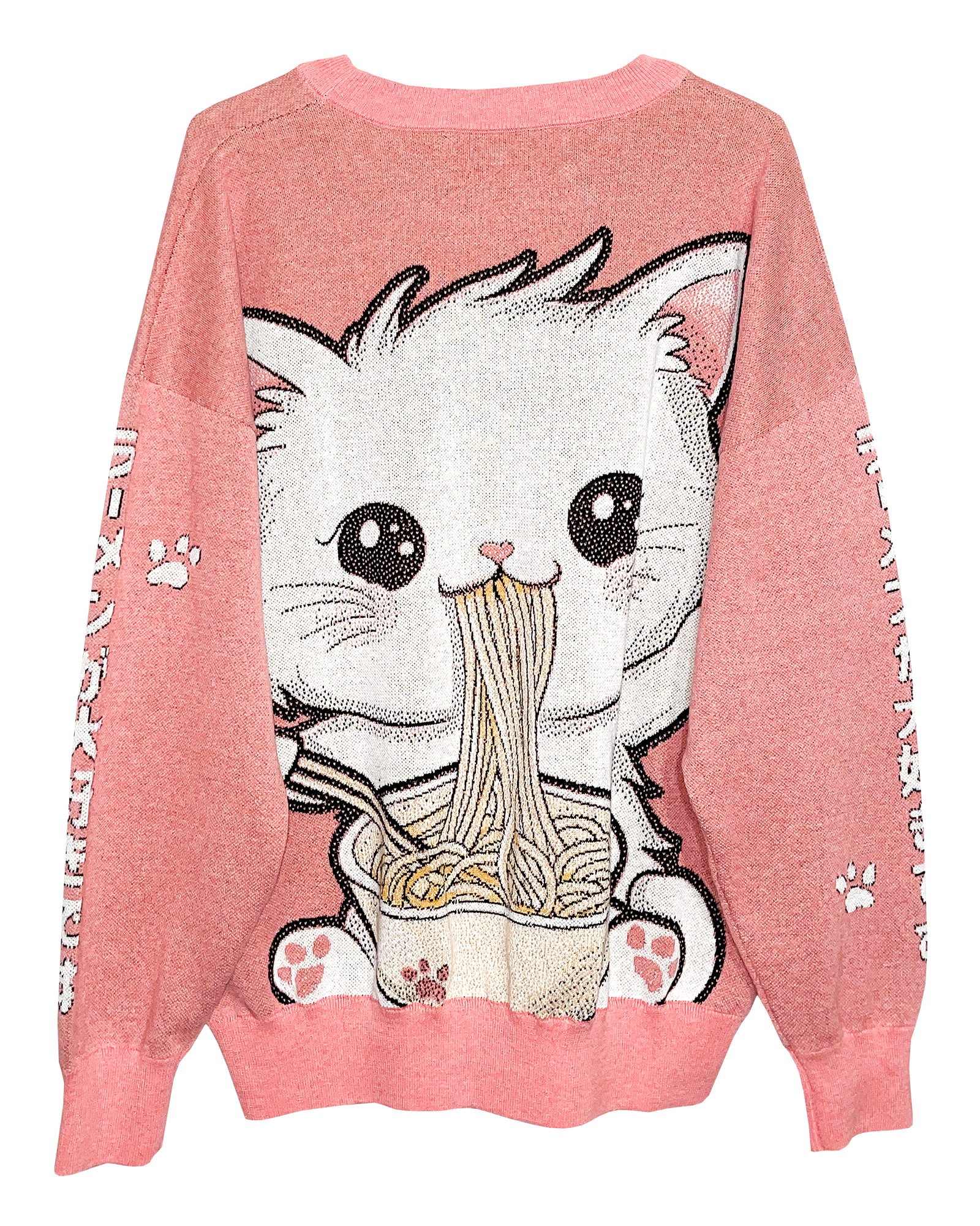 Ramen Neko Knit Sweatshirt – Vapor95 Ramen Neko Knit Sweatshirt – Vapor95