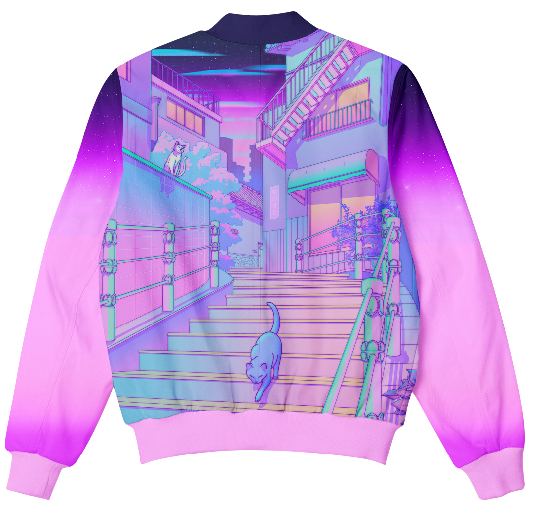 Kitty Town Bomber Jacket