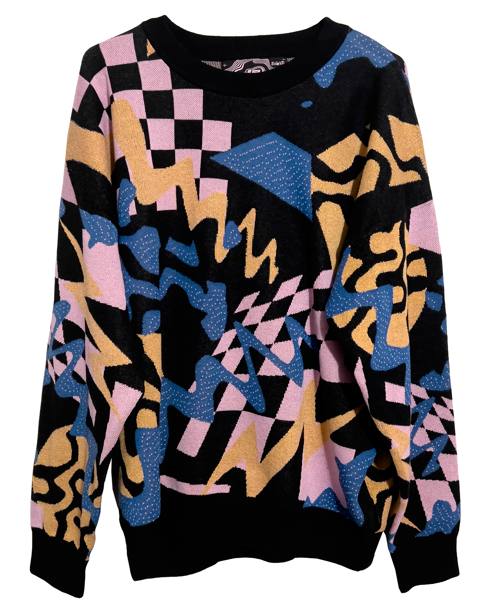 Into The Abstract Knit Sweatshirt