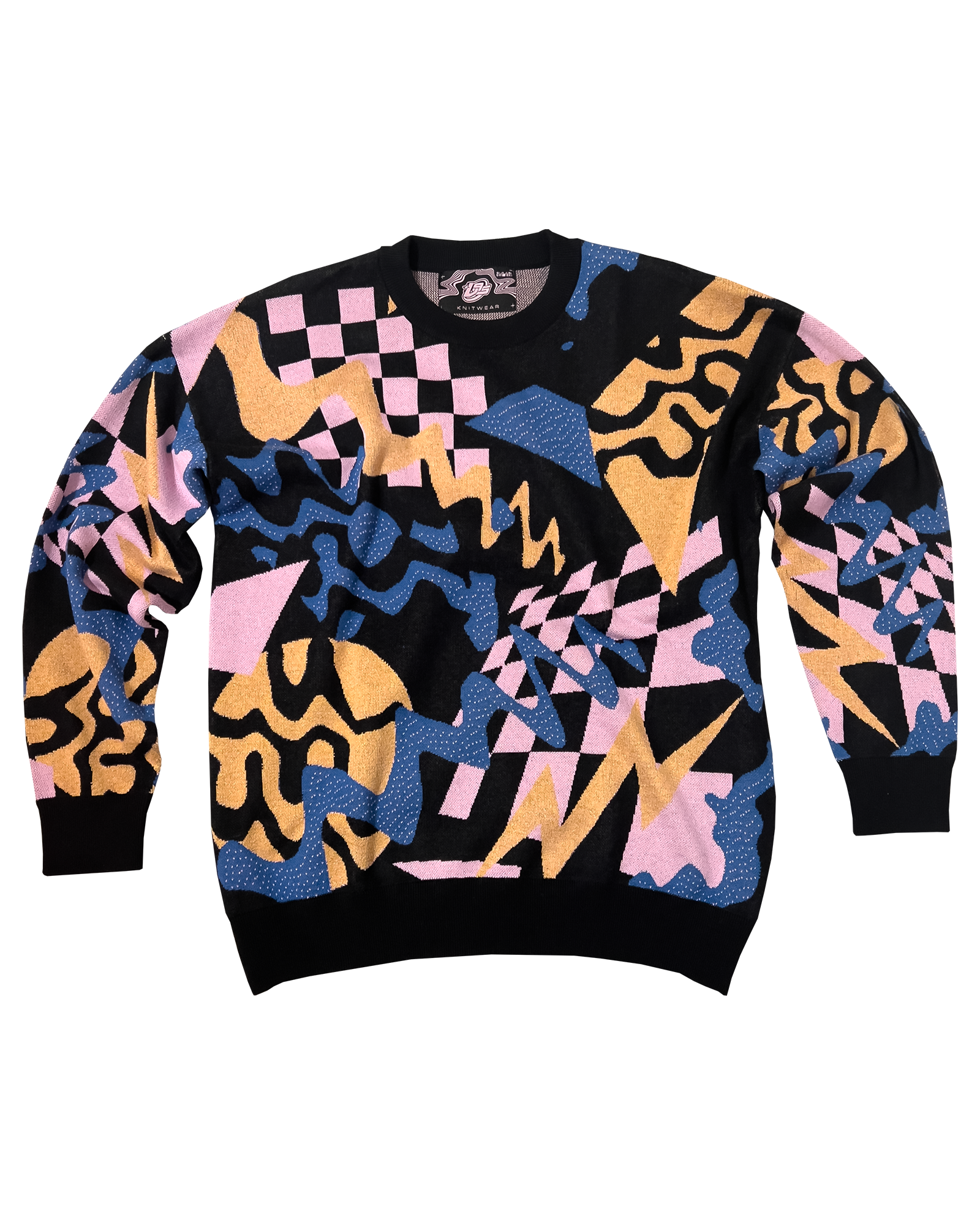 Into The Abstract Knit Sweatshirt