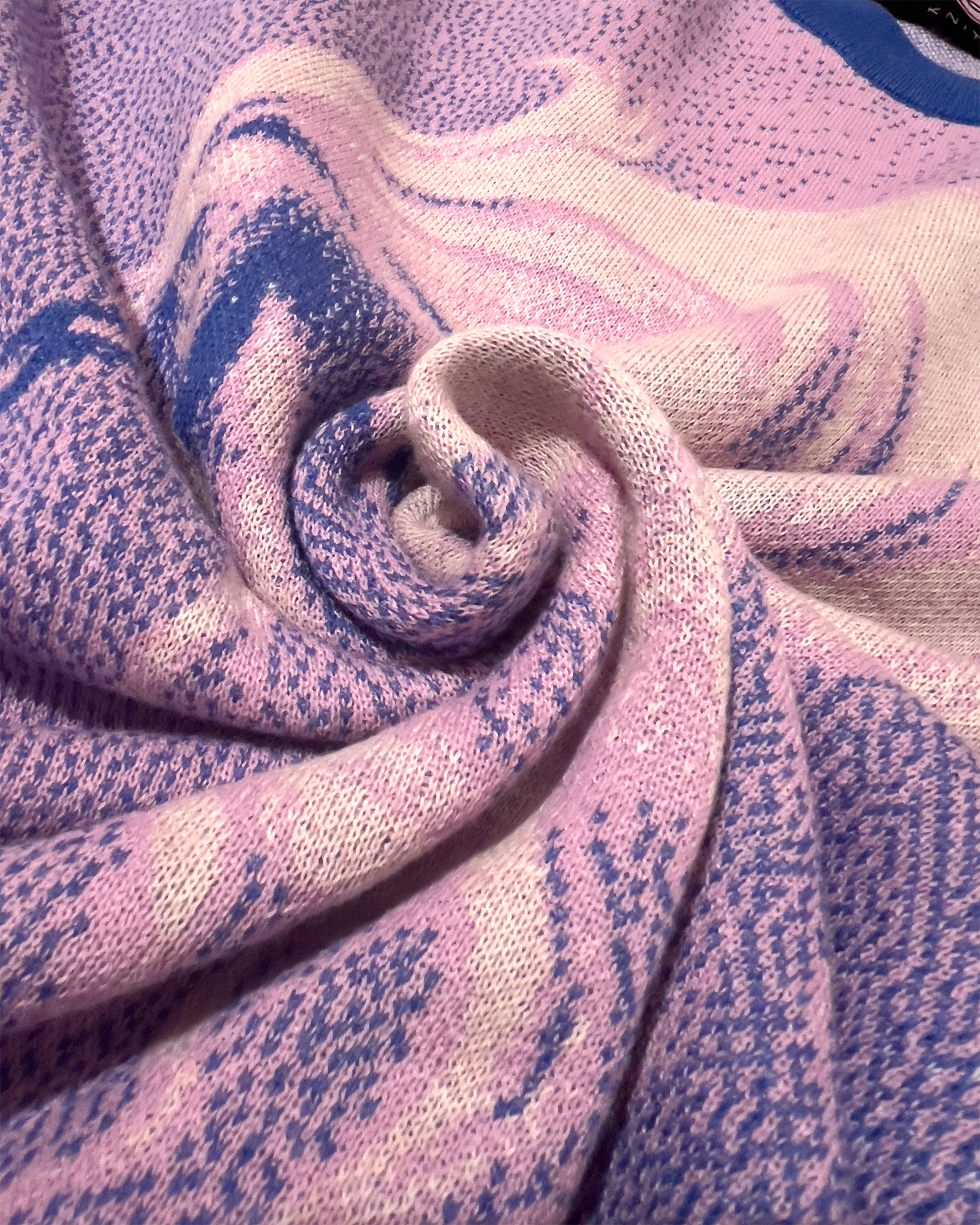 Lavender Mist Knit Sweatshirt