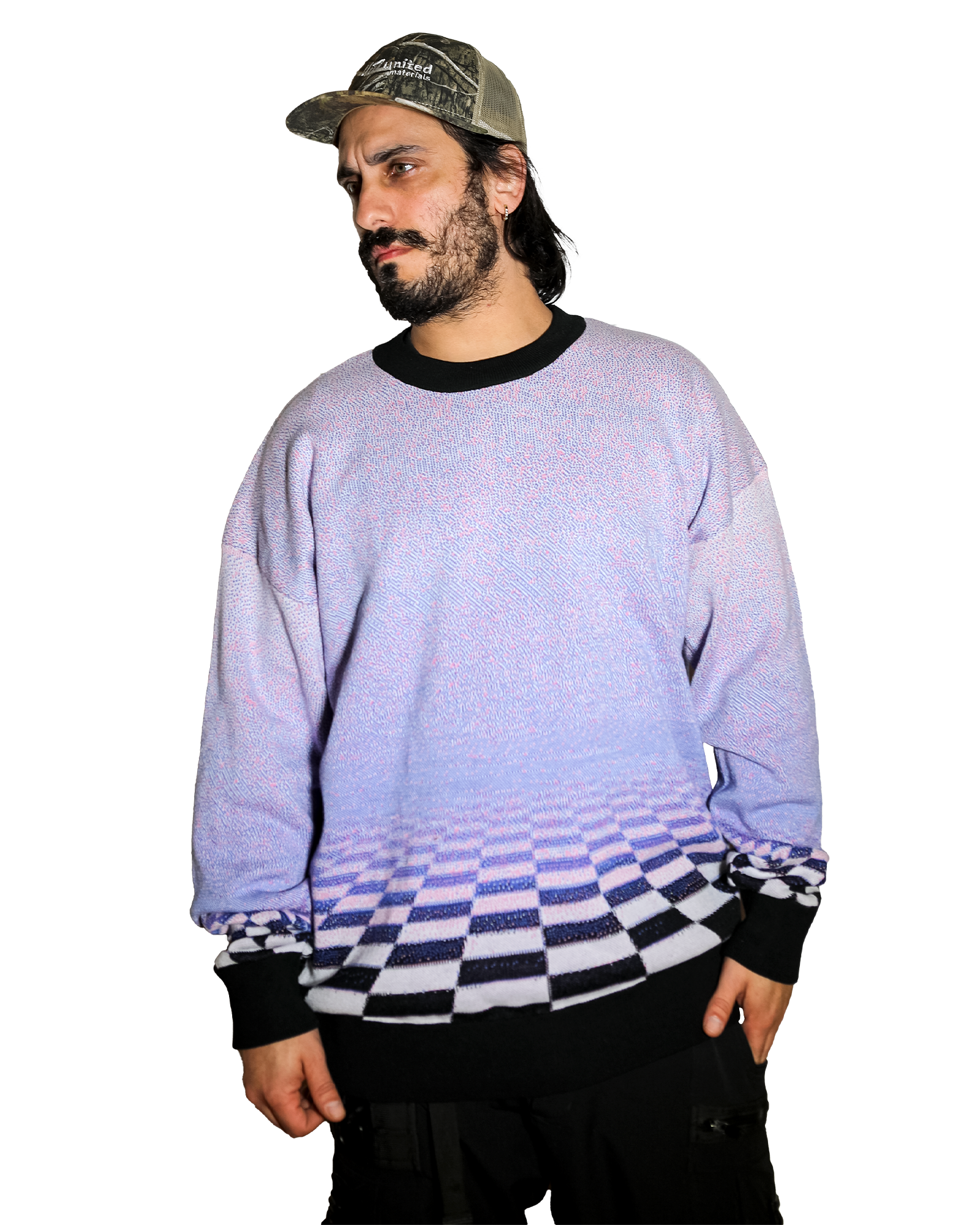 On The Plane Knit Sweatshirt