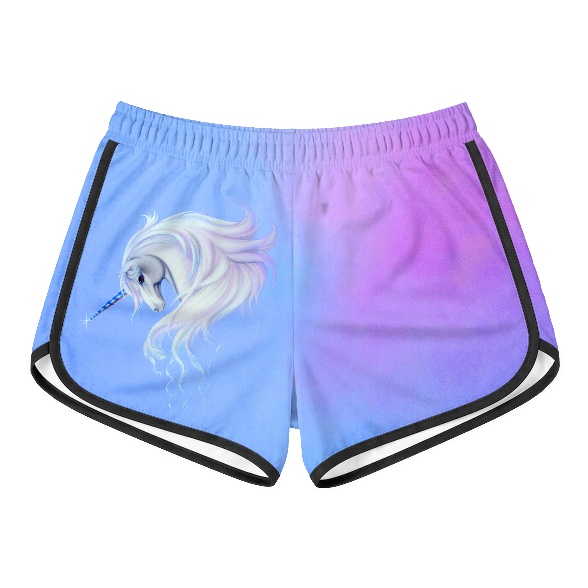 Lavender Mist Retro Shorts