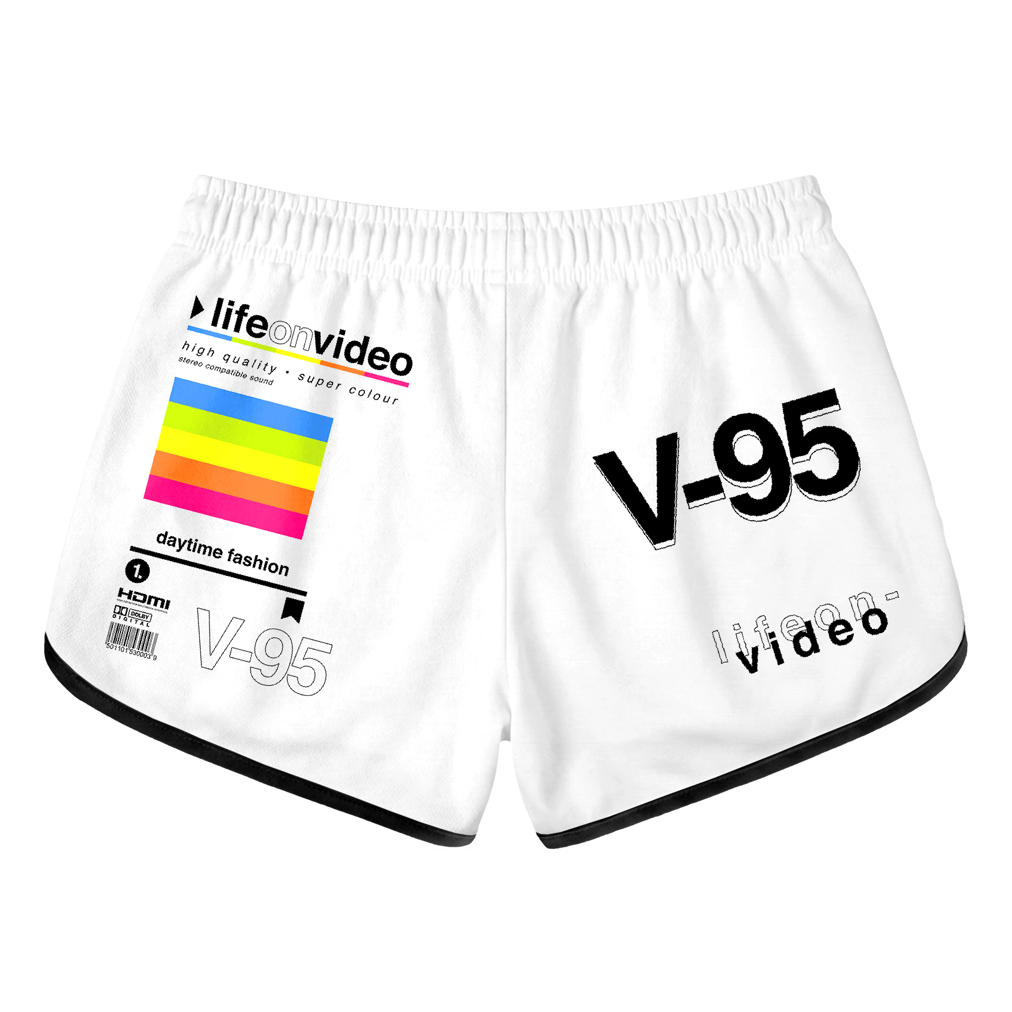Life On Video Retro Shorts