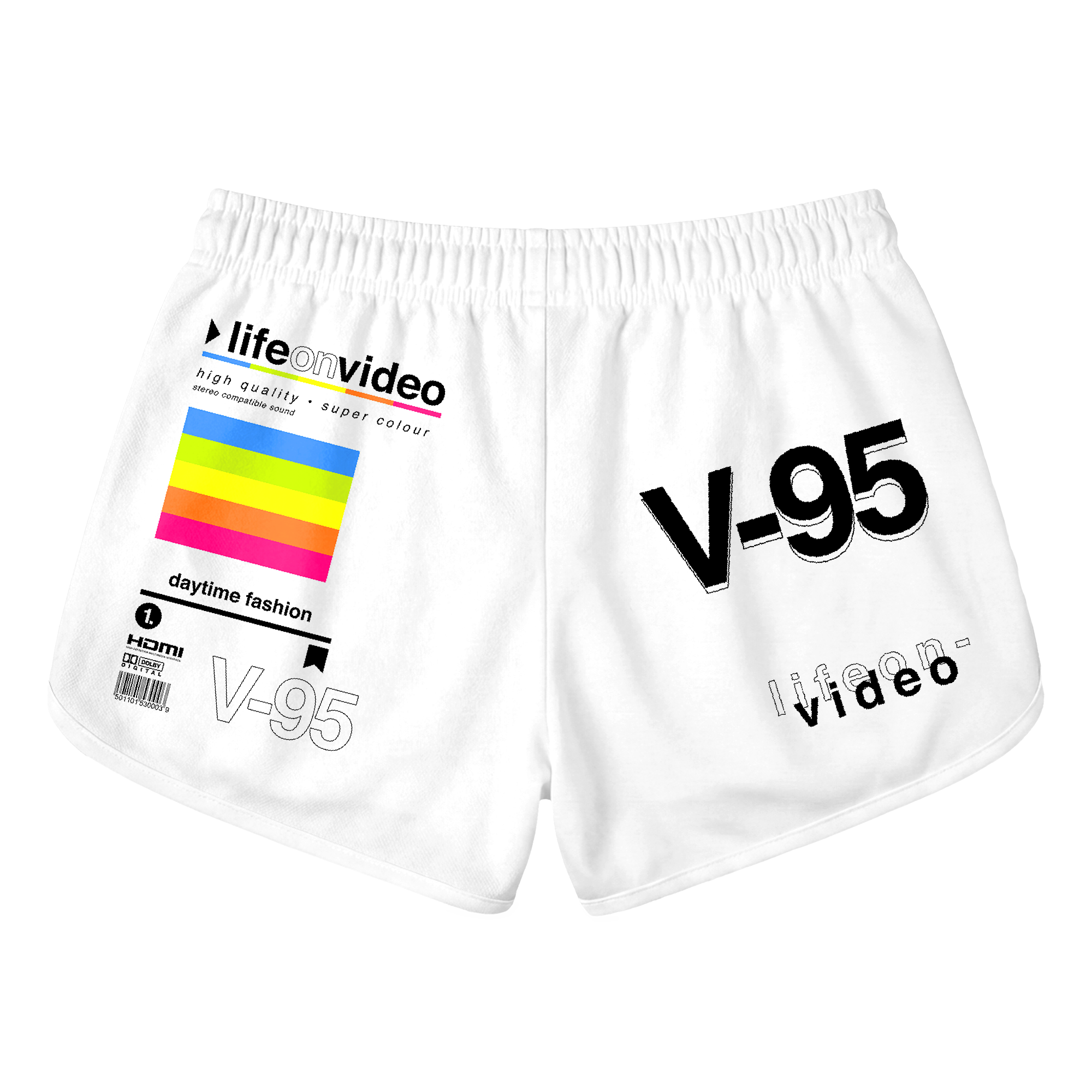 Life On Video Retro Shorts