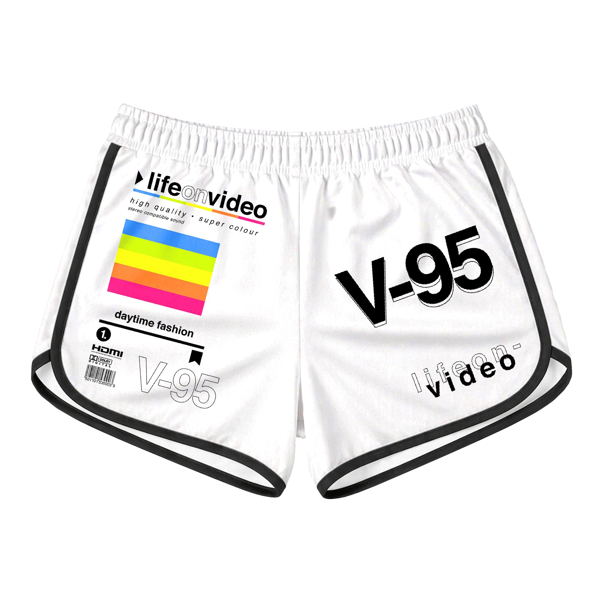 Life On Video Retro Shorts